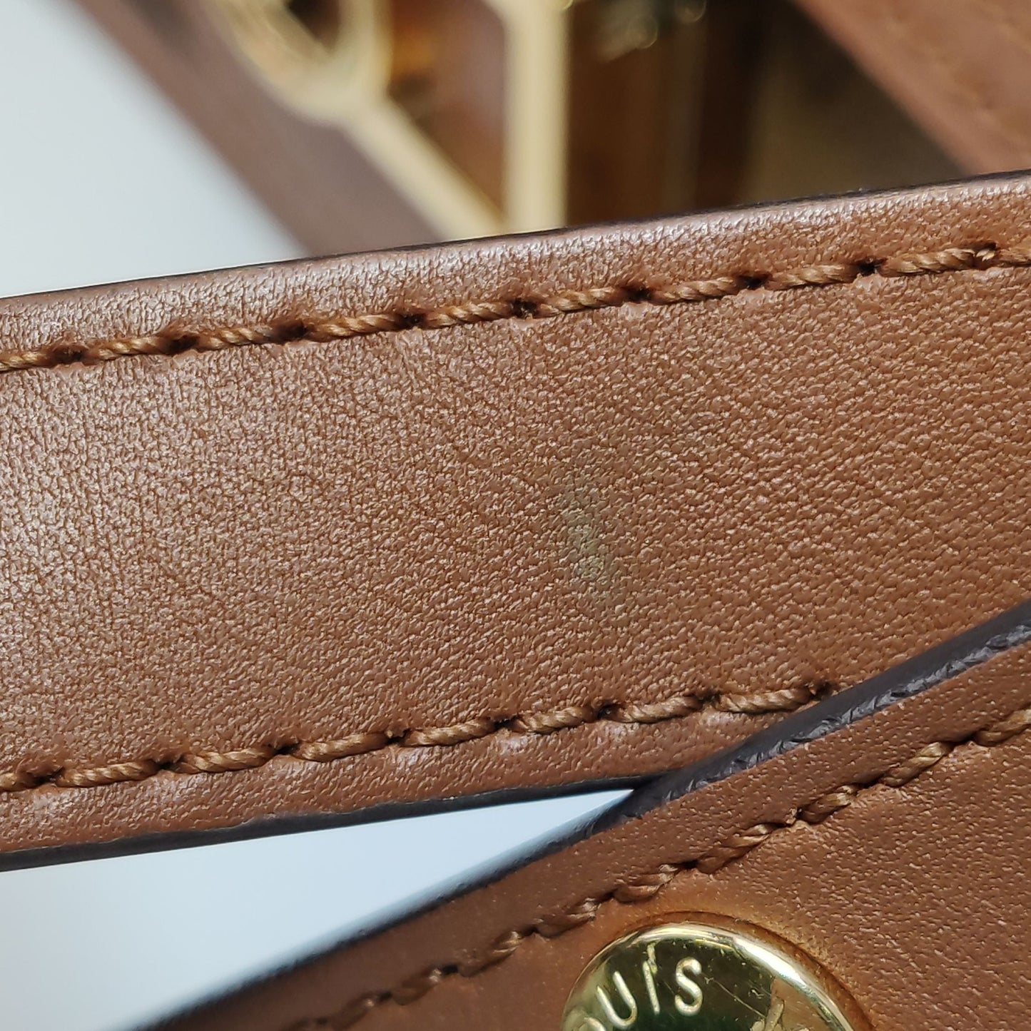 Preloved GLM-Dauphine Mini Monogram Empreinte Leather Shoulder Bag 250604781222496