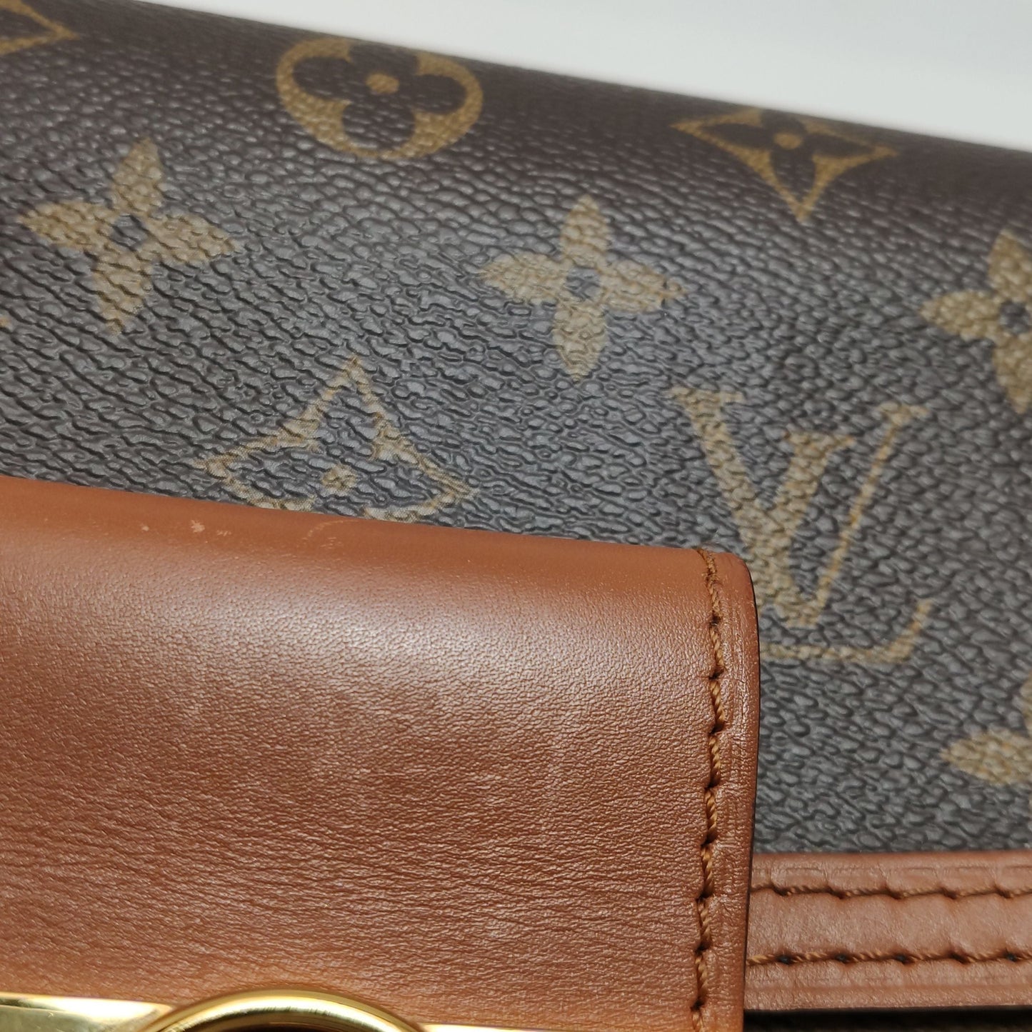Preloved GLM-Dauphine Mini Monogram Empreinte Leather Shoulder Bag 250604781222496