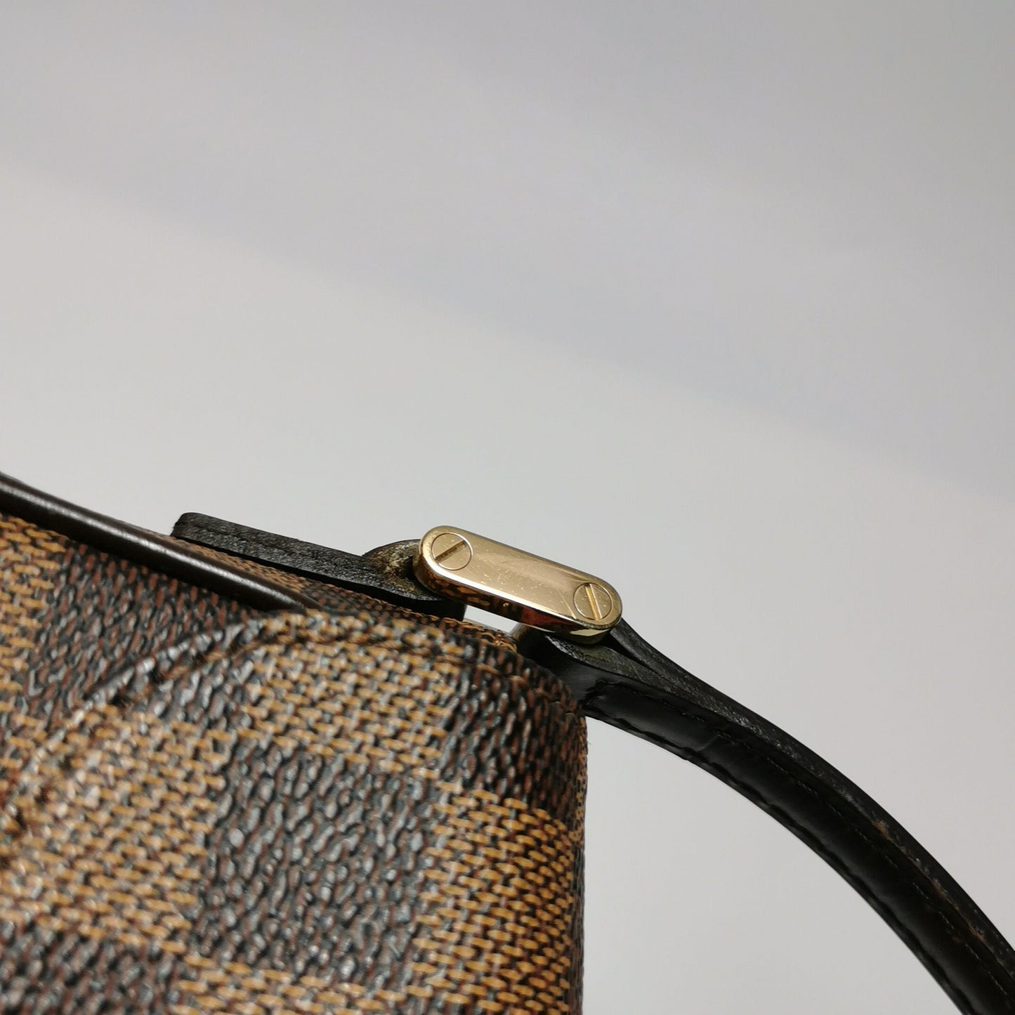 Preloved GLM-Recoleta Checkered Leather Shoulder Bag 250605781223851