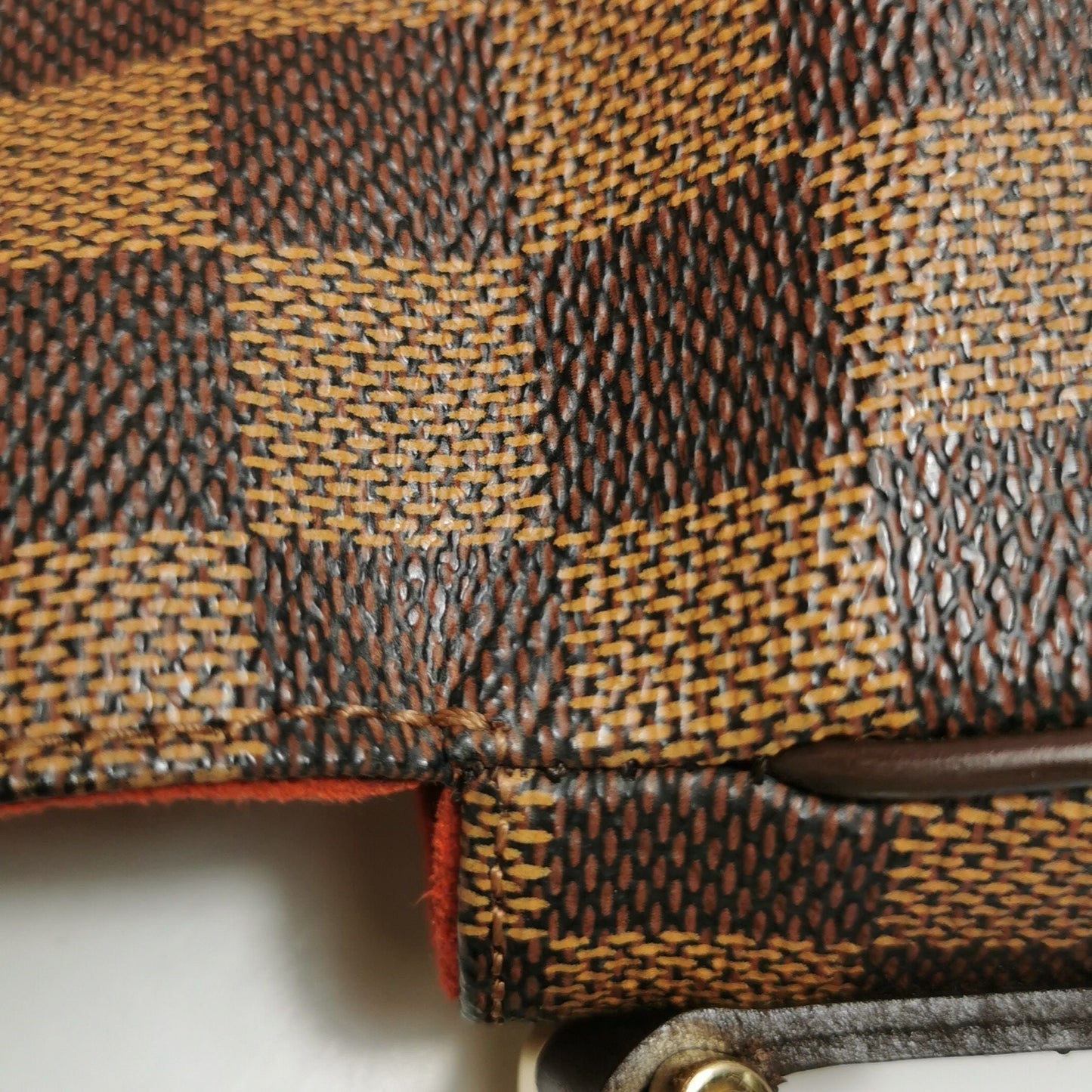 Preloved GLM-Recoleta Checkered Leather Shoulder Bag 250605781223851