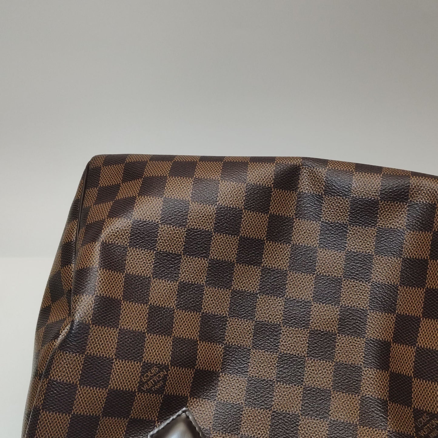 Preloved GLM-Speedy 30 Damier Ebene Boston Shoulder Bag 250603781220410