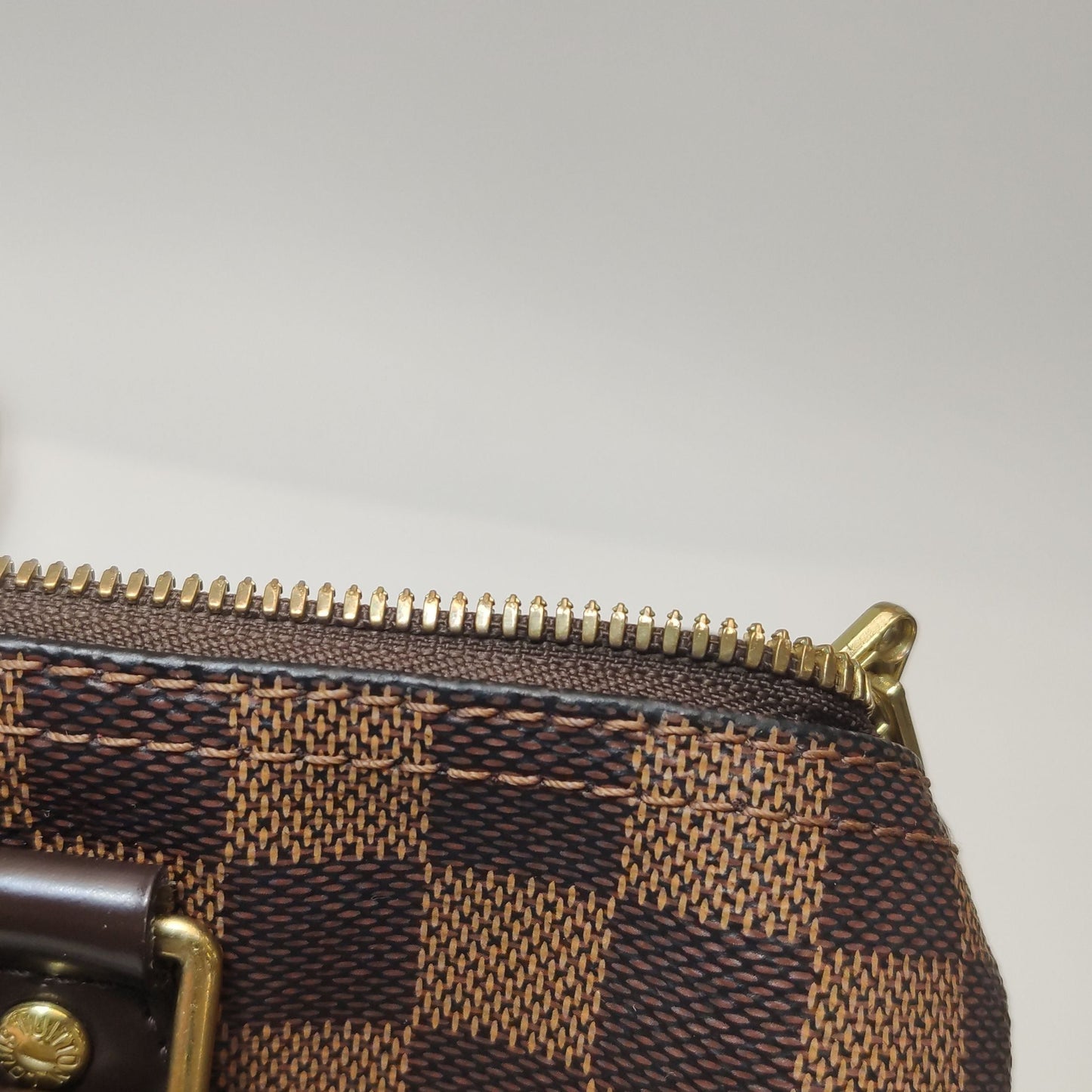 Preloved GLM-Speedy 30 Damier Ebene Boston Shoulder Bag 250603781220410
