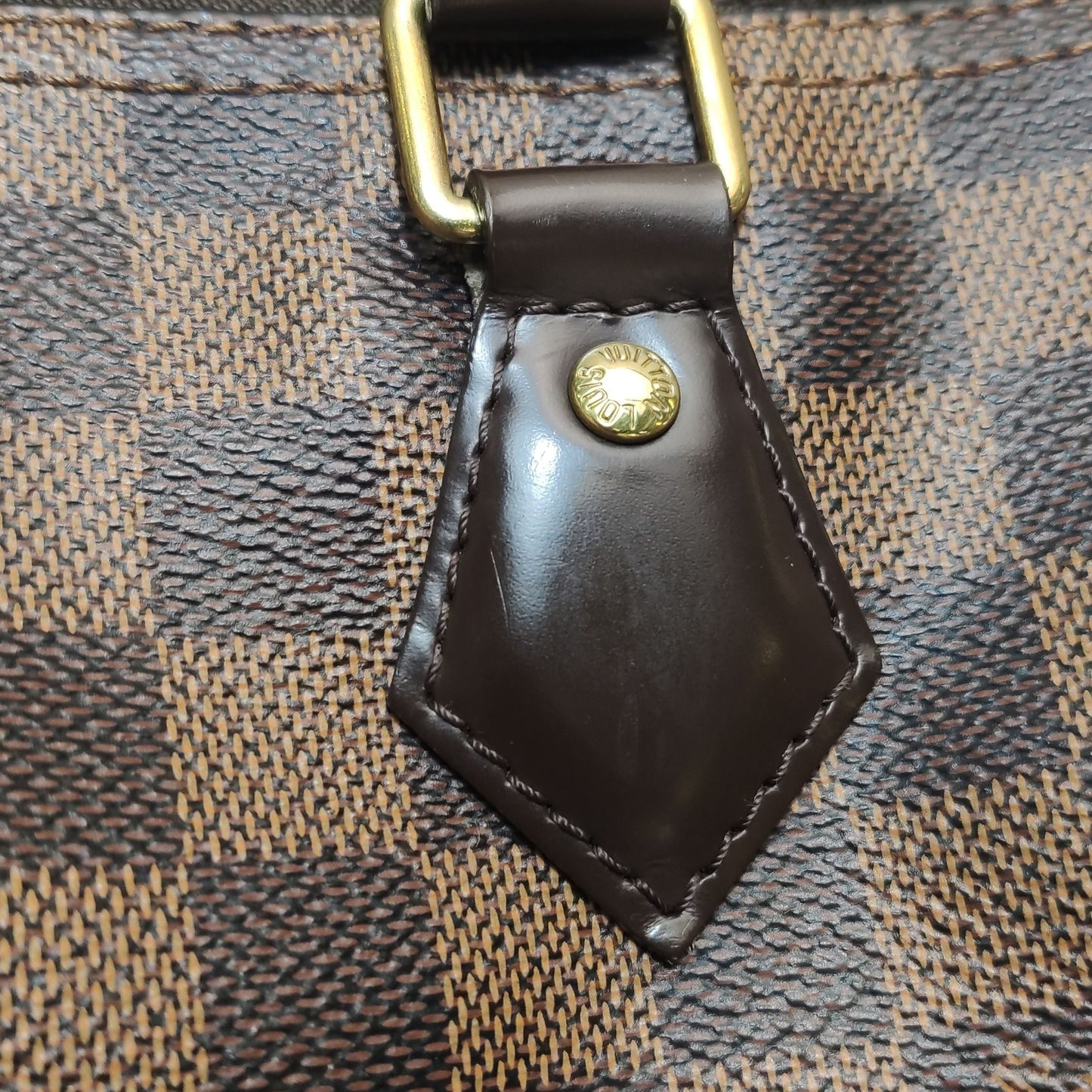 Preloved GLM-Speedy 30 Damier Ebene Boston Shoulder Bag 250603781220410