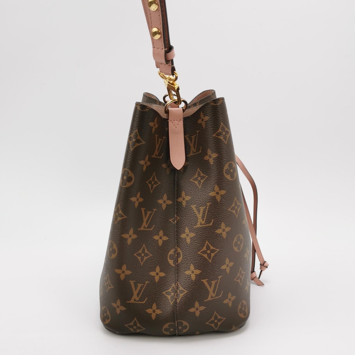 Preloved GLM-NÃ‰ONOÃ‰ Medium Monogram Canvas Drawstring Shoulder Bag 250605781223777
