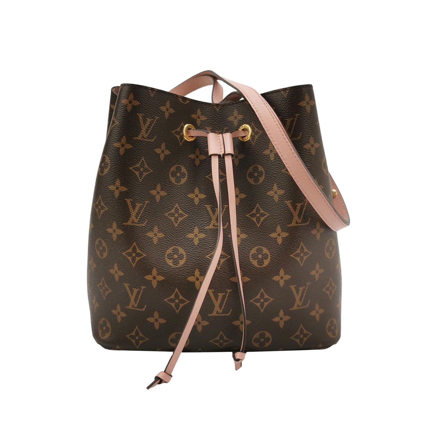 Preloved GLM-NÃ‰ONOÃ‰ Medium Monogram Canvas Drawstring Shoulder Bag 250605781223777