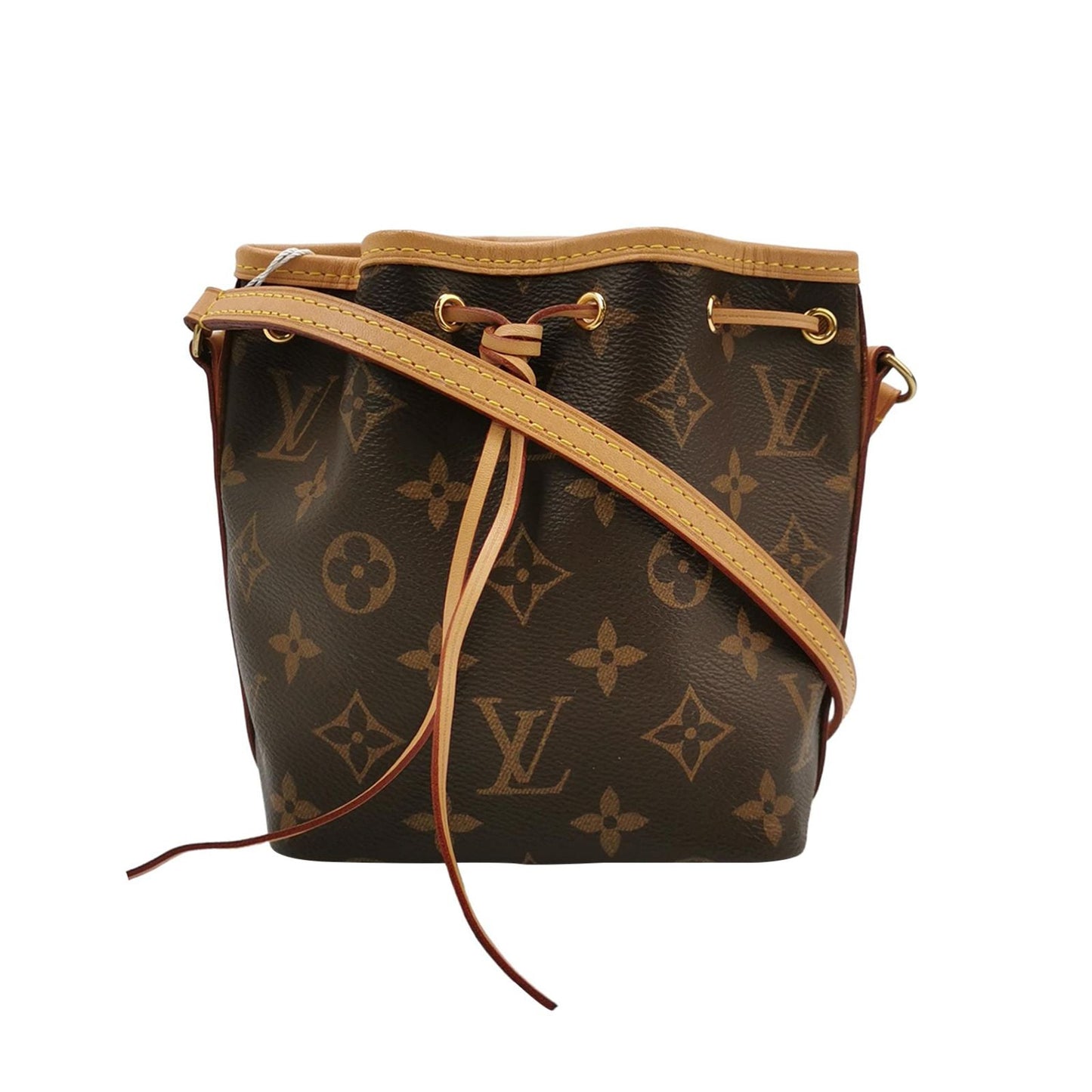 Preloved GLM-NOE Nano Monogram Drawstring Shoulder Bag with Chip 067850600034