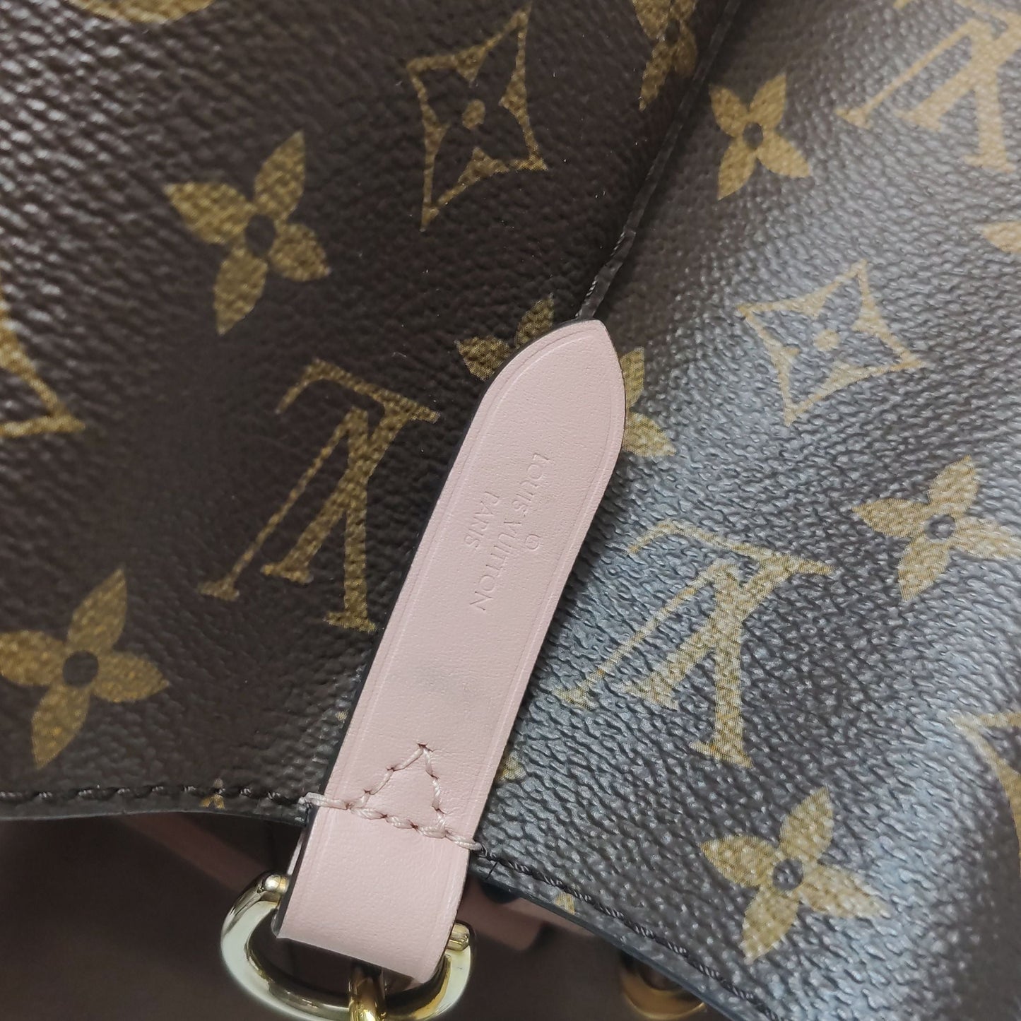 Preloved GLM-NÃ‰ONOÃ‰ Medium Monogram Canvas Drawstring Shoulder Bag 250605781223777
