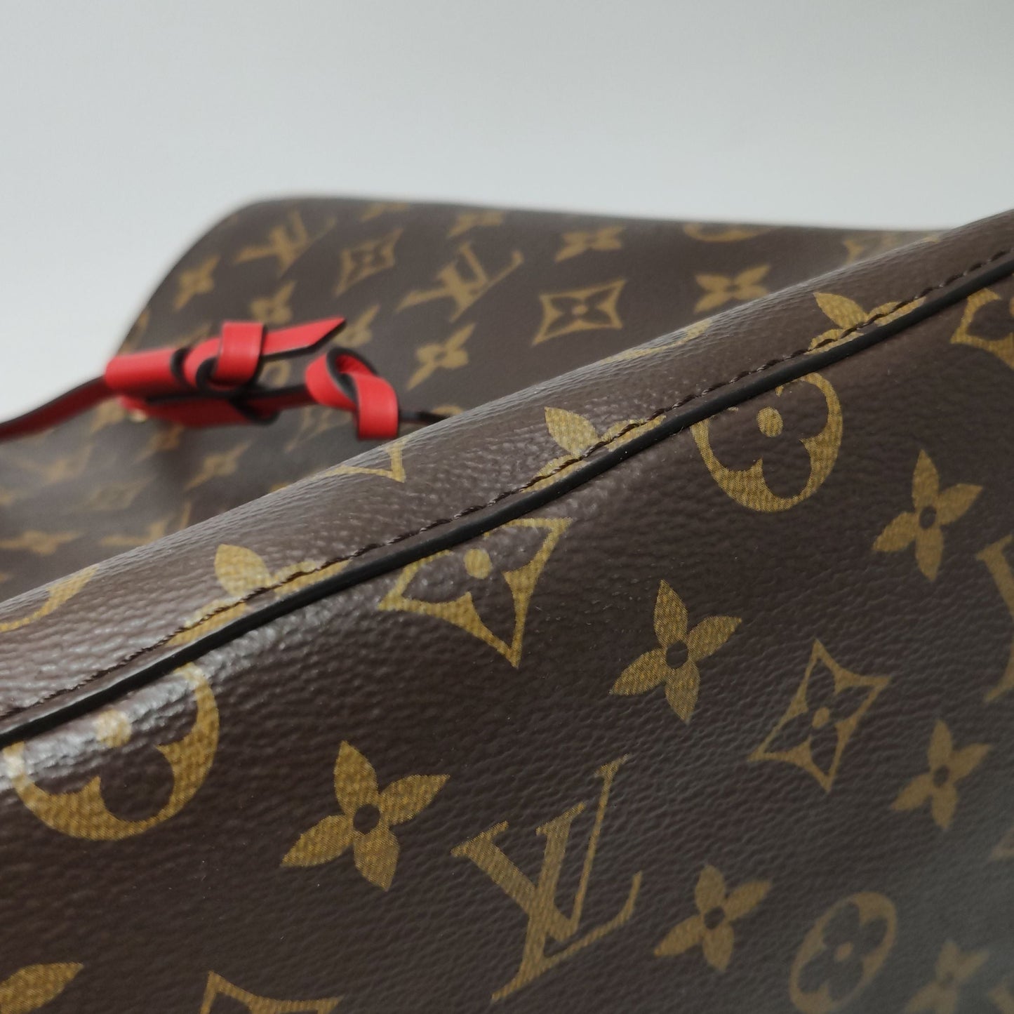 Preloved GLM-NÃ‰ONOÃ‰ Medium Monogram Canvas Drawstring Shoulder Bag 250604781222237