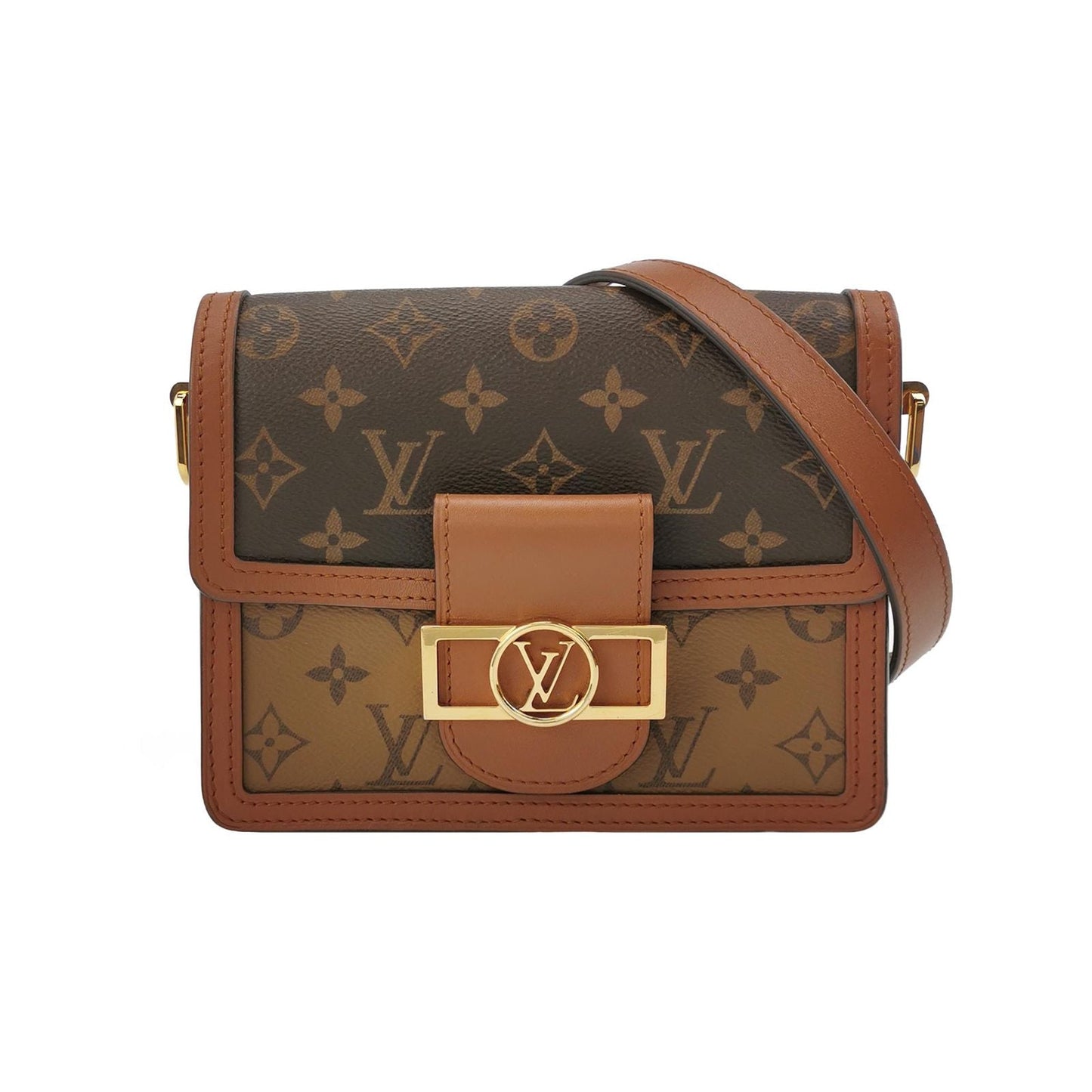 Preloved GLM-Dauphine Mini Monogram Empreinte Leather Crossbody Bag 250603781221404
