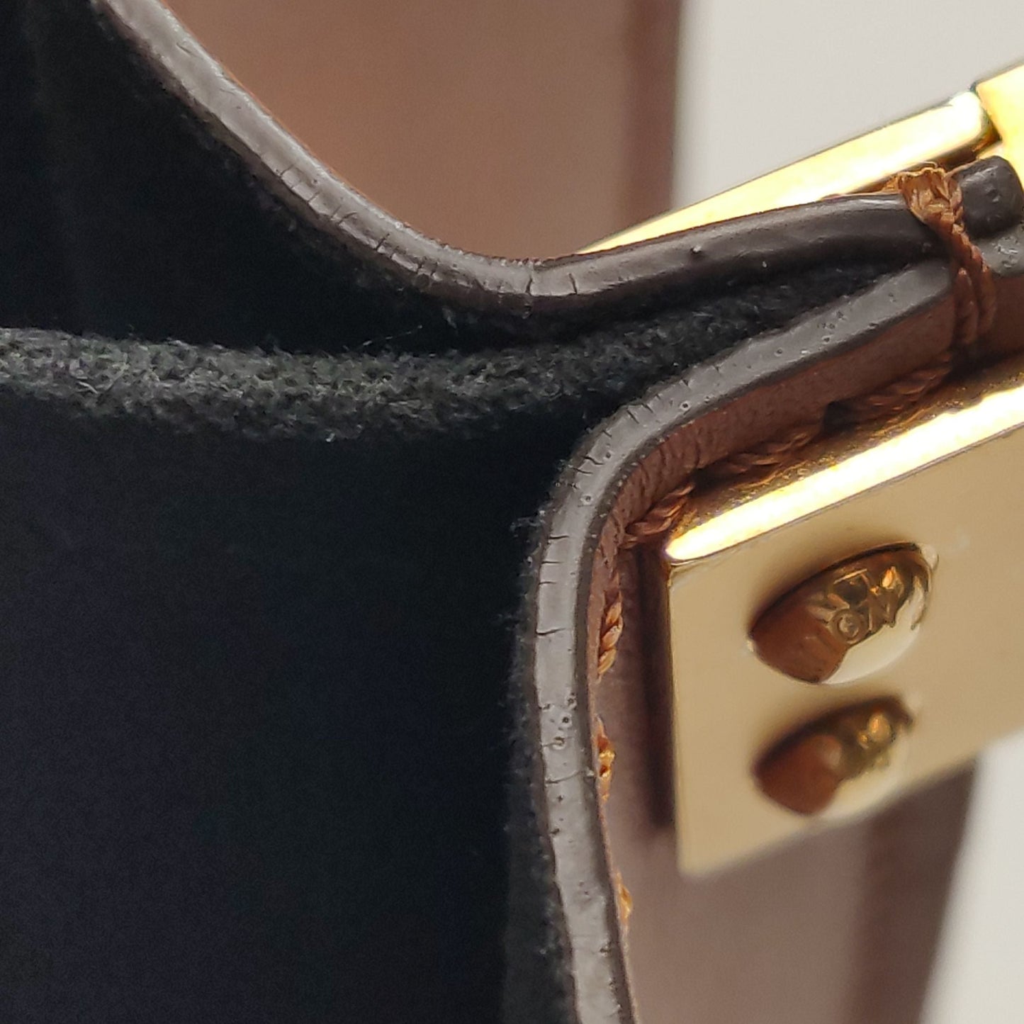 Preloved GLM-Dauphine Mini Monogram Empreinte Leather Crossbody Bag 250603781221404