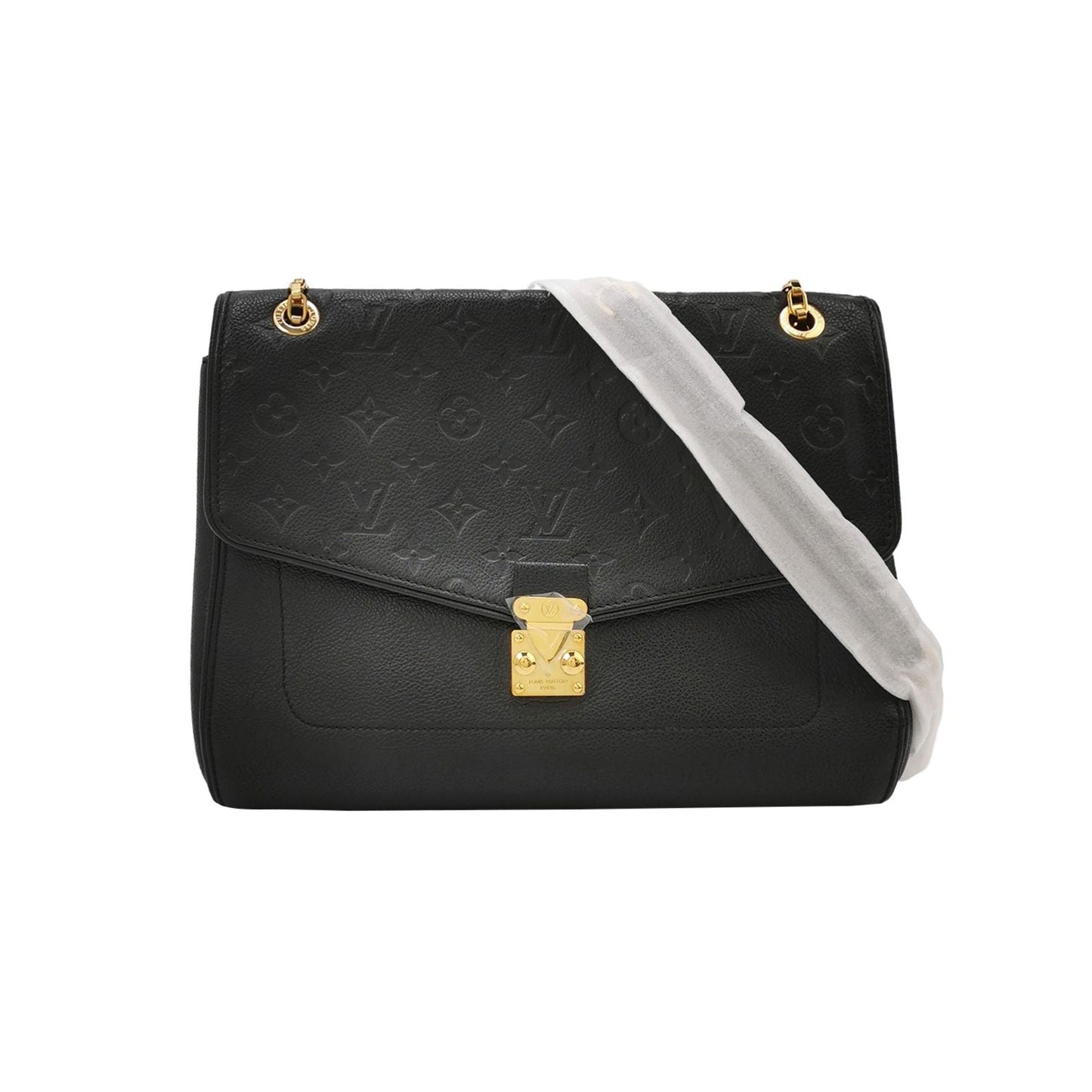 Preloved GLM-Saint Germain Leather Monogram S-lock Shoulder Bag 250602781220017