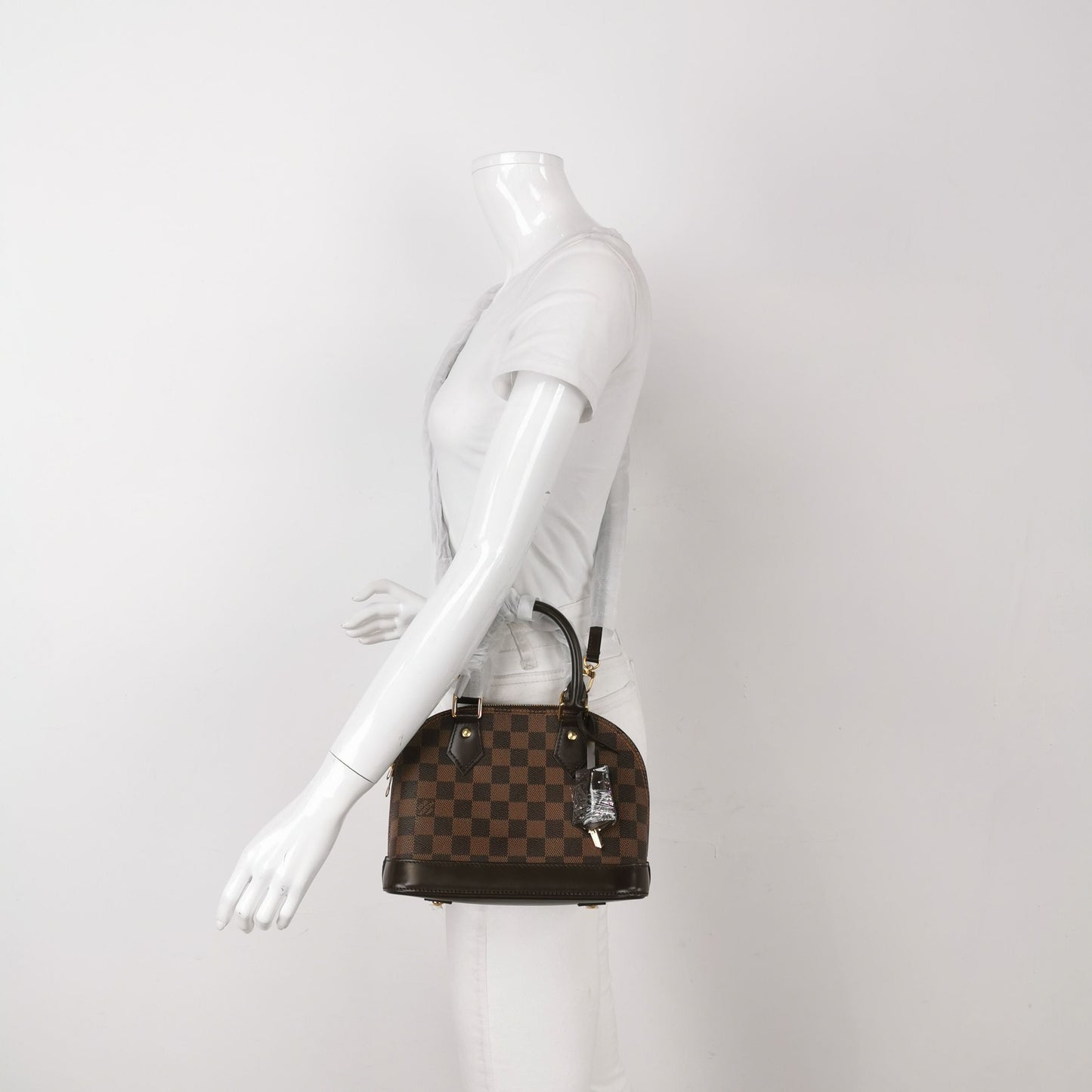 Preloved GLM-Alma BB Damier Ebene Shoulder Bag 250602781220046