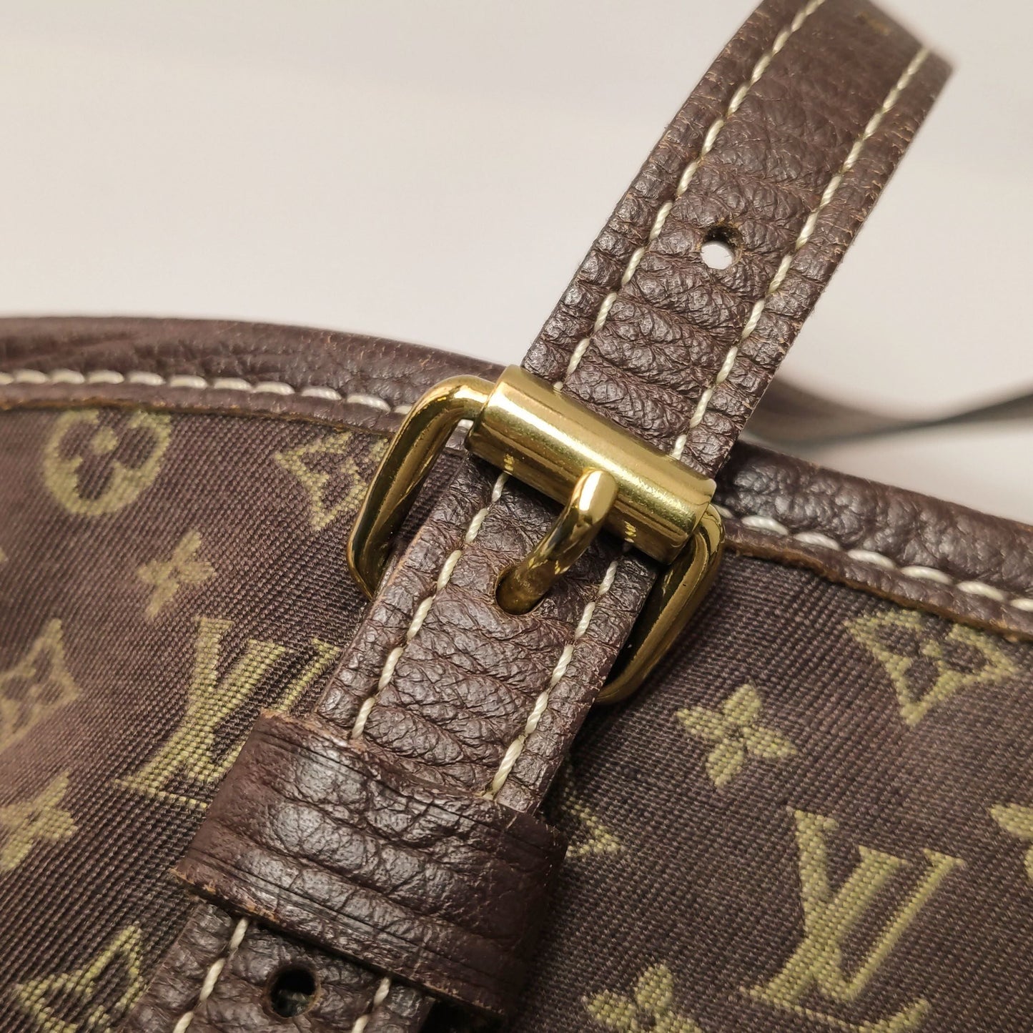 Preloved GLM-Marais Bucket Small Monogram Canvas Adjustable Strap Shoulder Bag 250602781219714