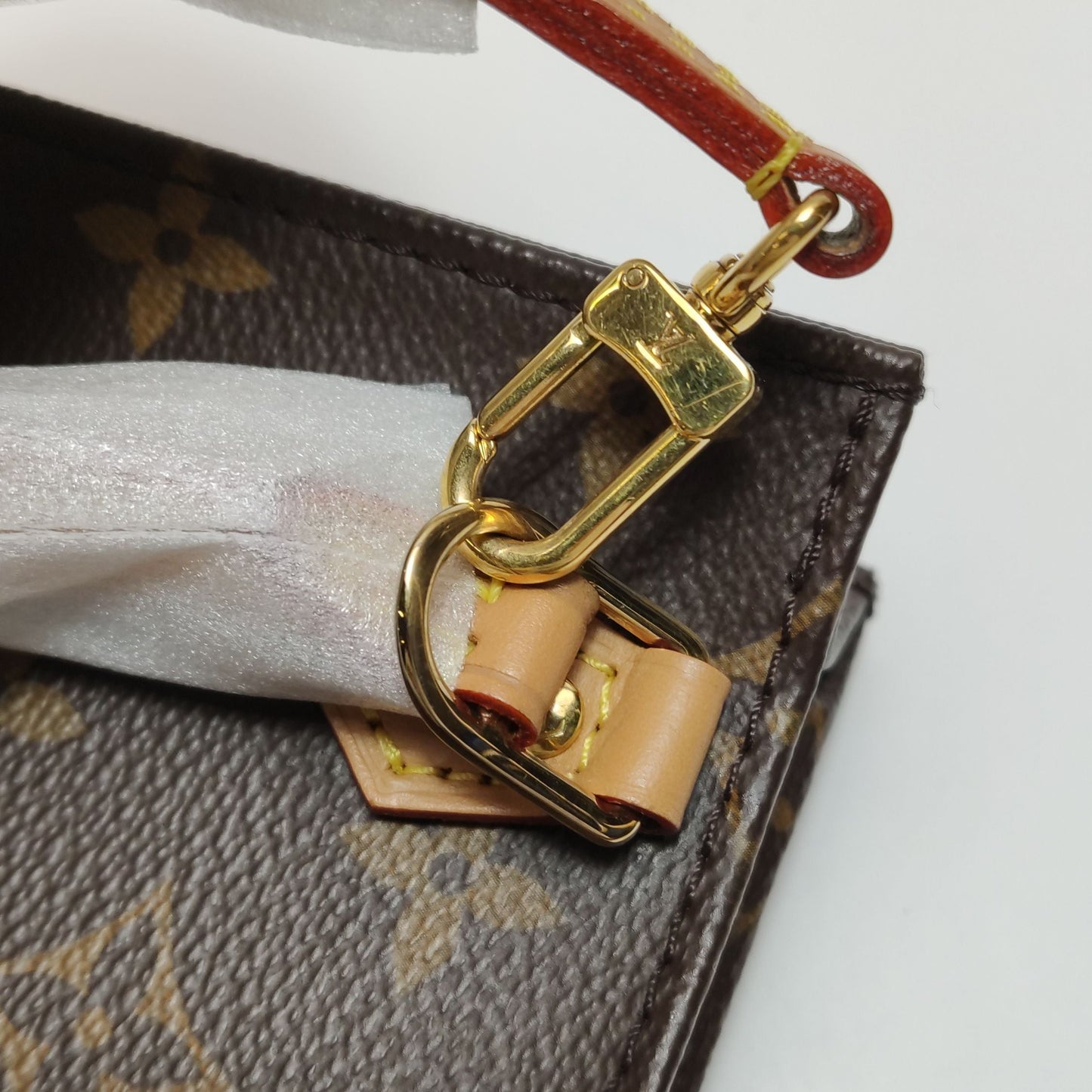 Preloved GLM-Petit Sac Plat Monogram Crossbody Shoulder Bag with Chip 250602781220053