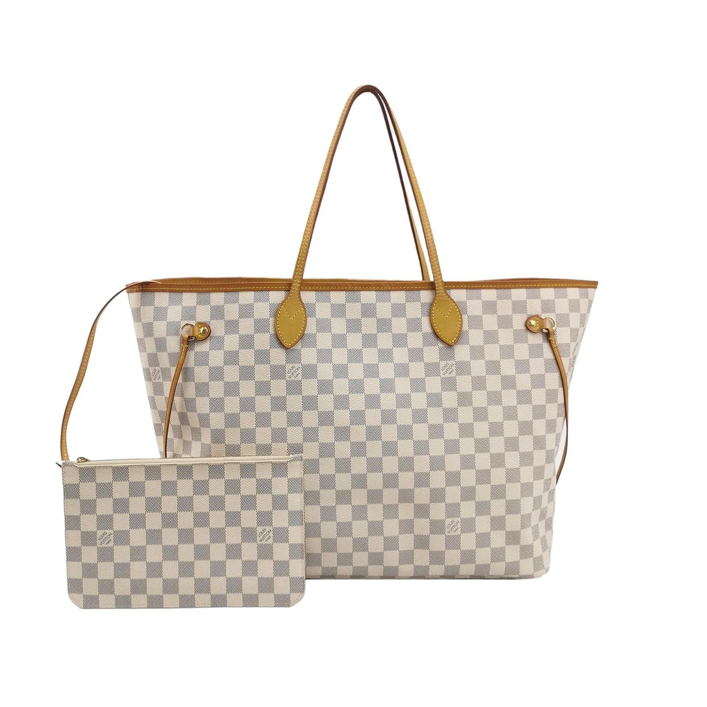 Preloved GLM-Neverfull GM Damier Ebene Tote Bag 250602781219116