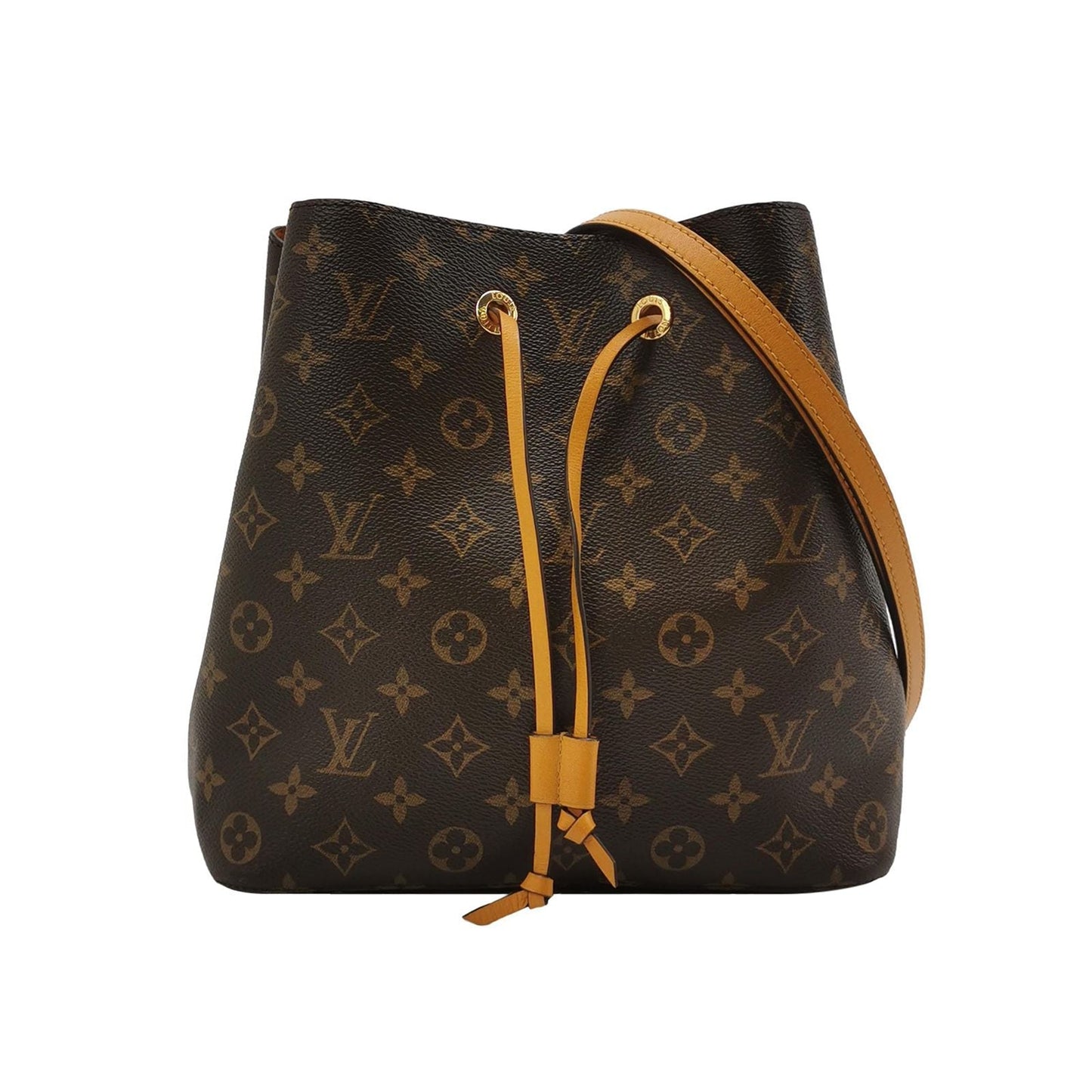 Preloved GLM-NÃ‰ONOÃ‰ Medium Monogram Canvas Drawstring Shoulder Bag 250604781222147