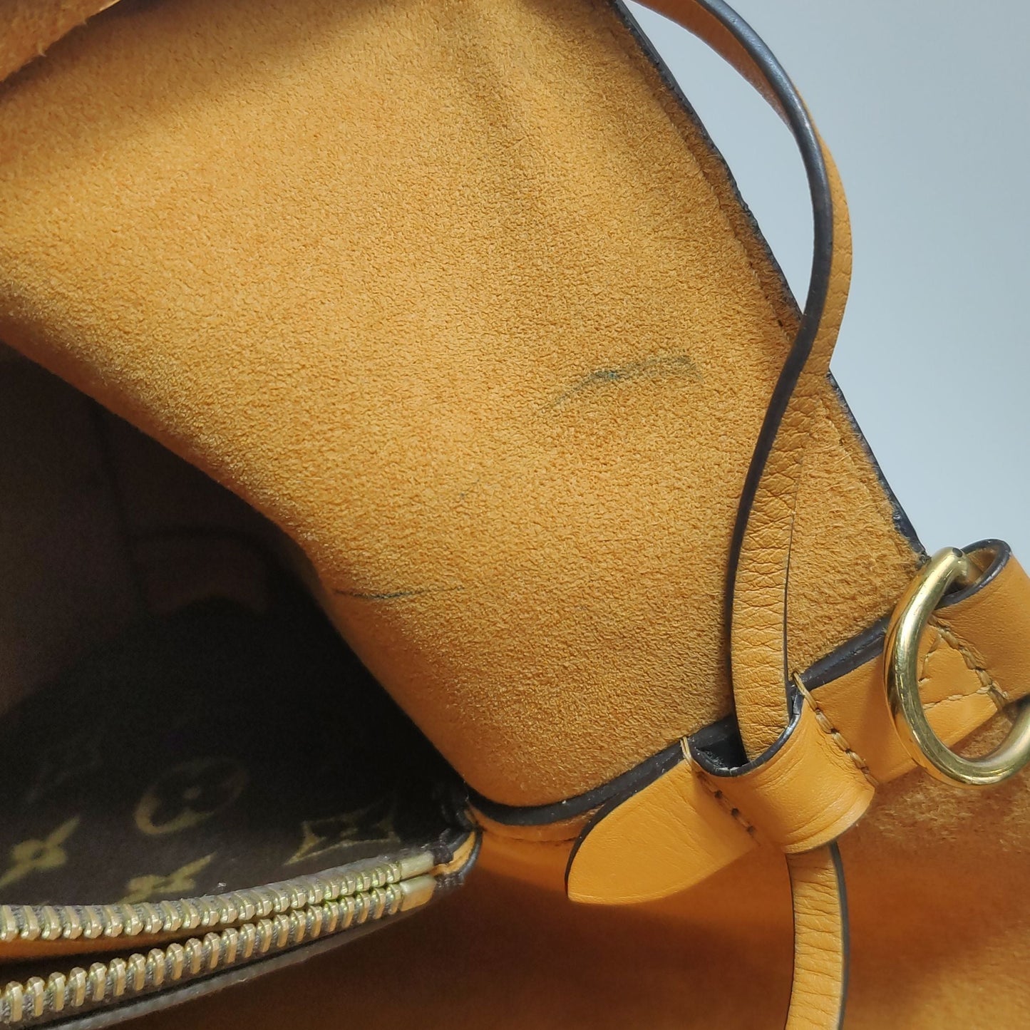 Preloved GLM-NÃ‰ONOÃ‰ Medium Monogram Canvas Drawstring Shoulder Bag 250604781222147