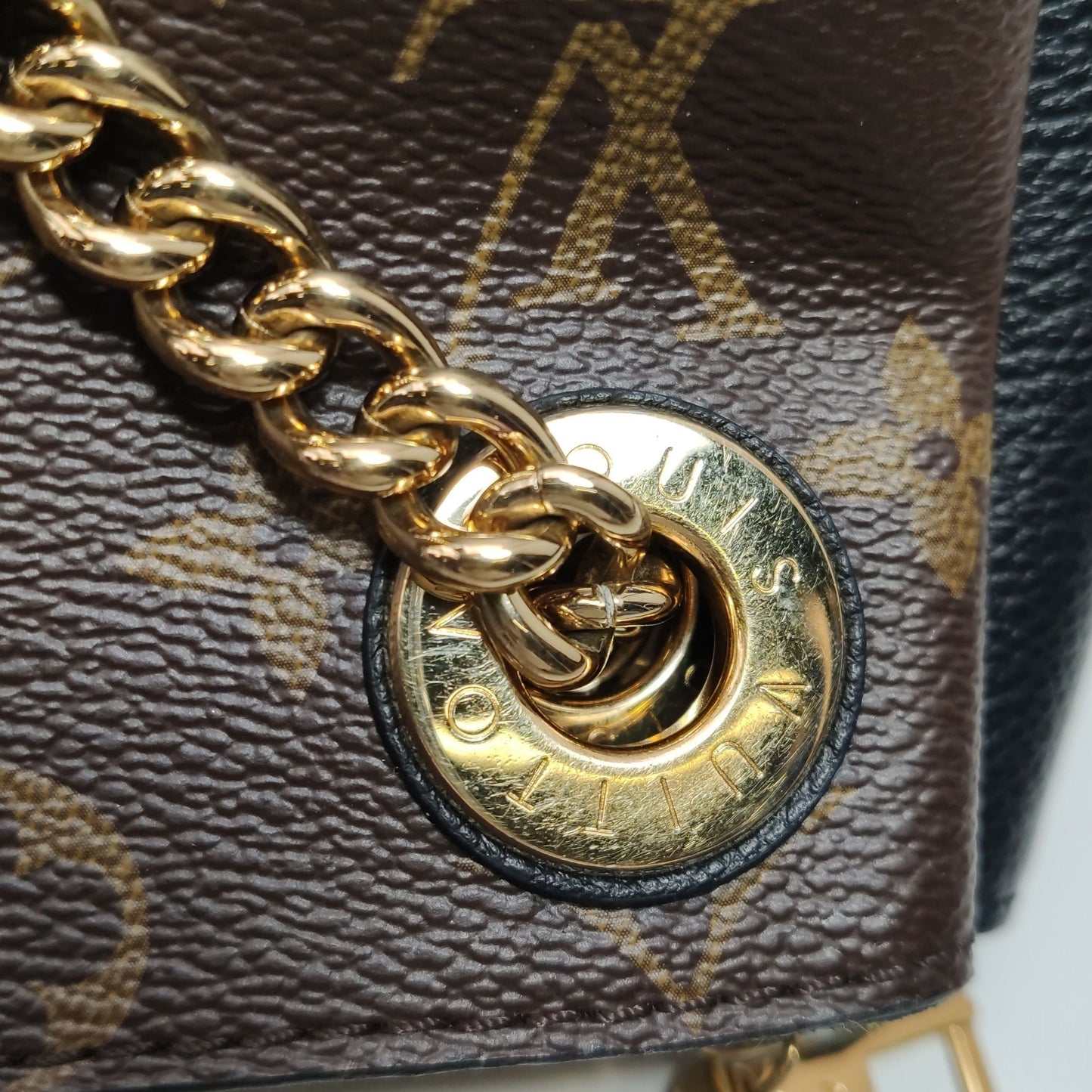 Preloved GLM-Surene BB Monogram Leather Tote Bag with Metal Eyelets Microchip Version 250603781220807