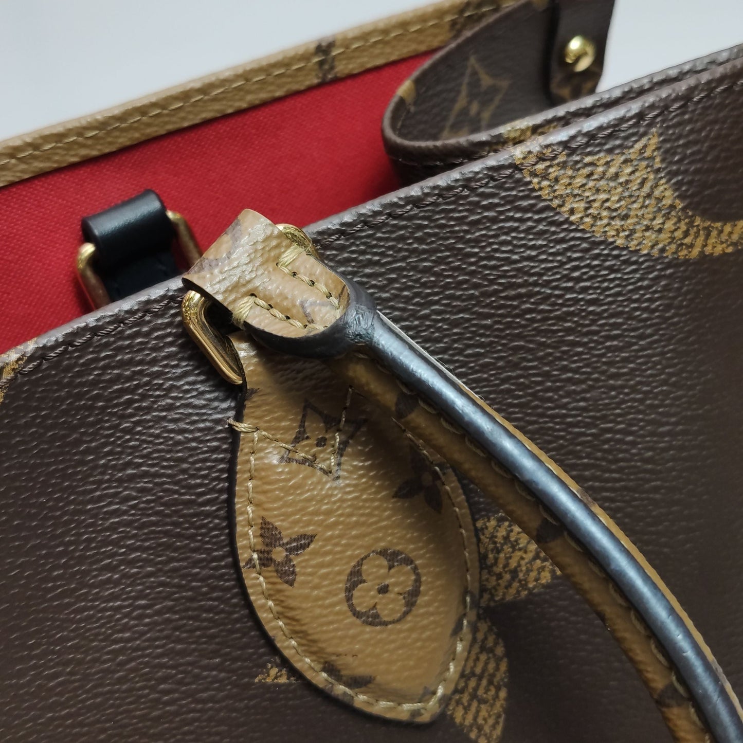 Preloved GLM-Onthego Medium Gaint Monogram Shoulder Bag Microchip 250603781221023