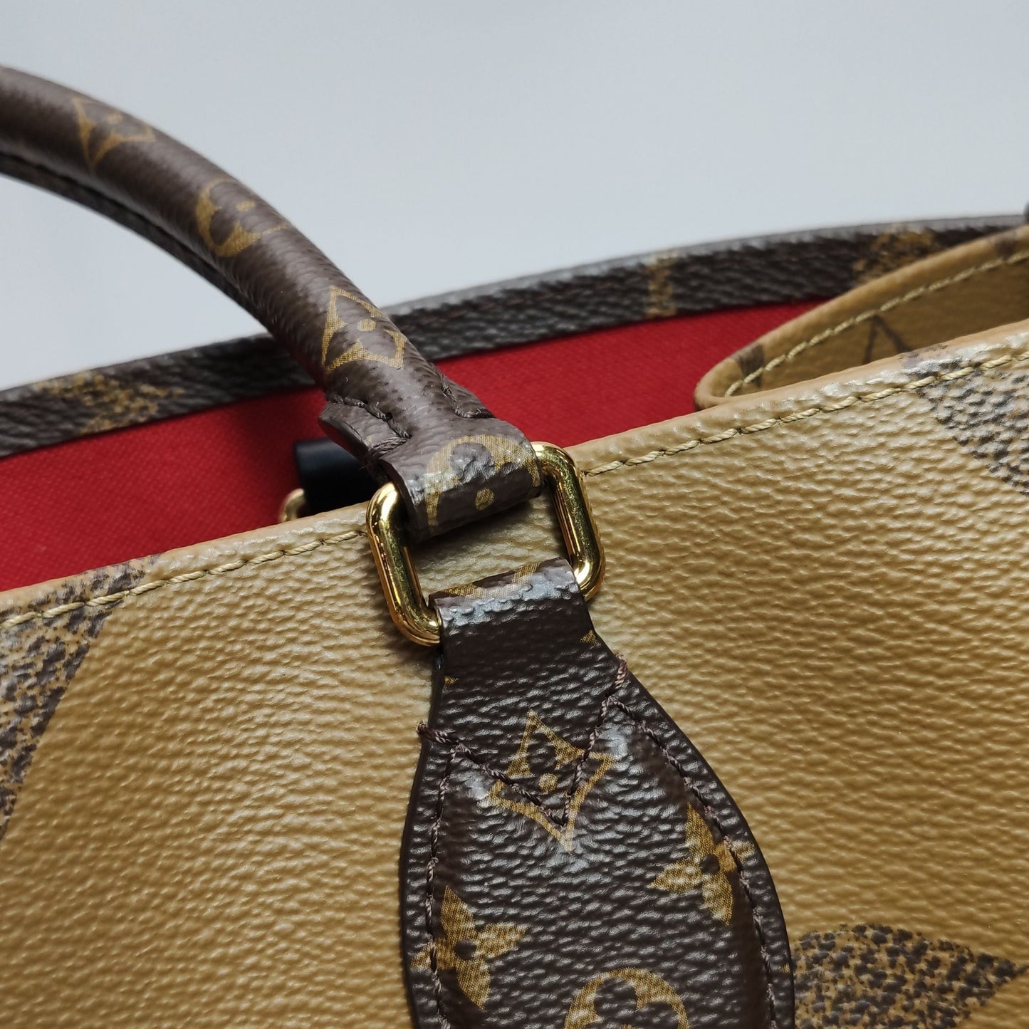 Preloved GLM-Onthego Medium Gaint Monogram Shoulder Bag Microchip 250603781221023