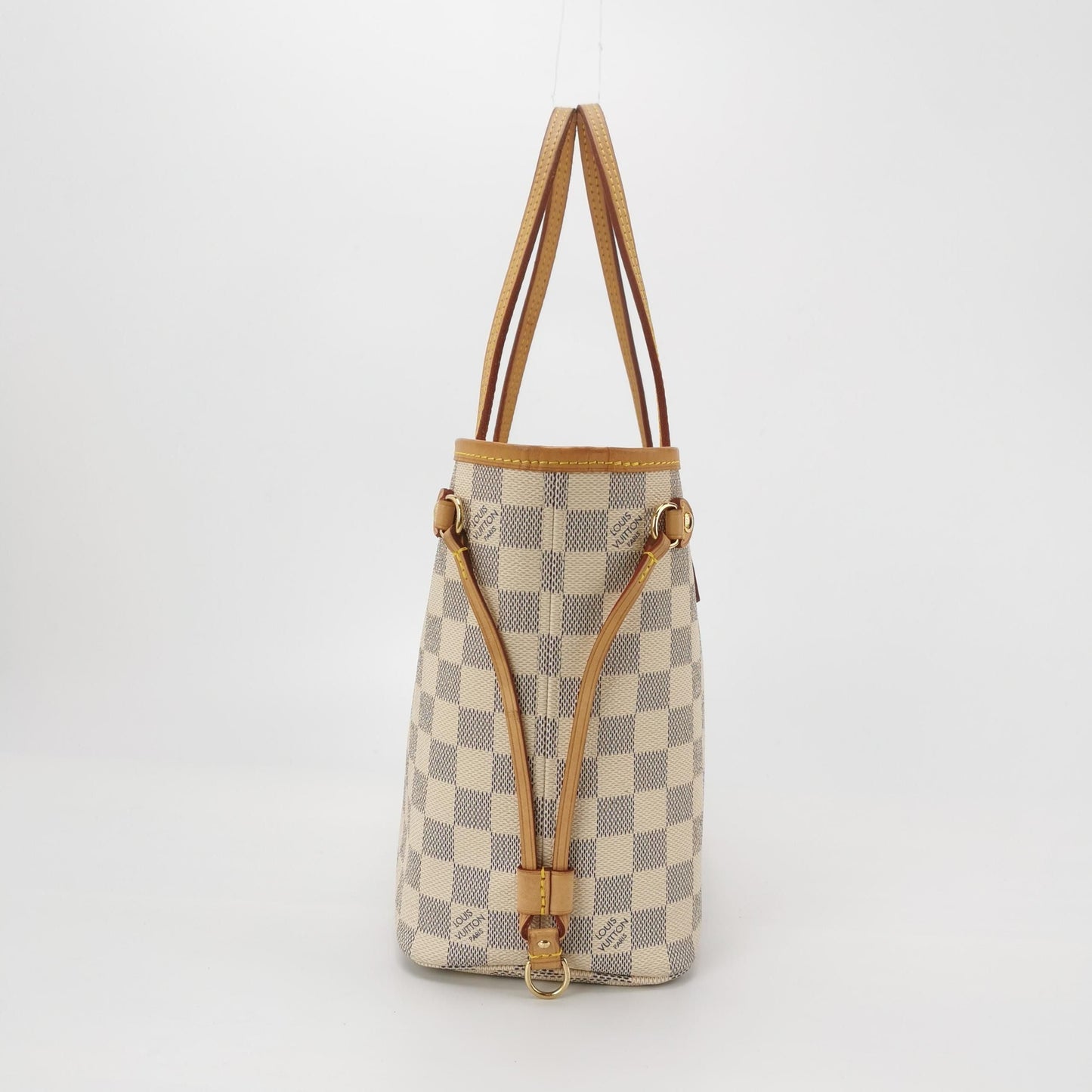 Preloved GLM-Neverfull Small Damier Ebene Canvas Shoulder Bag with Chip 250603781221434