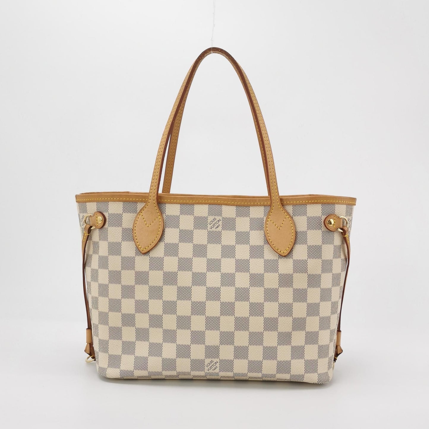 Preloved GLM-Neverfull Small Damier Ebene Canvas Shoulder Bag with Chip 250603781221434