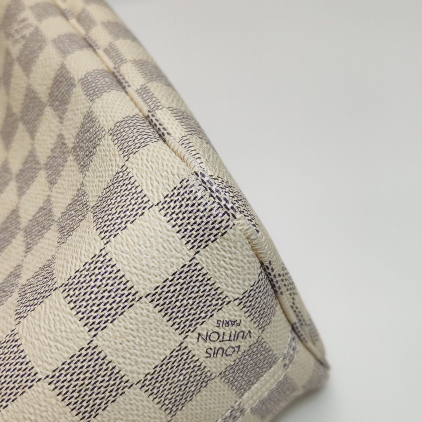 Preloved GLM-Neverfull Small Damier Ebene Canvas Shoulder Bag with Chip 250603781221434