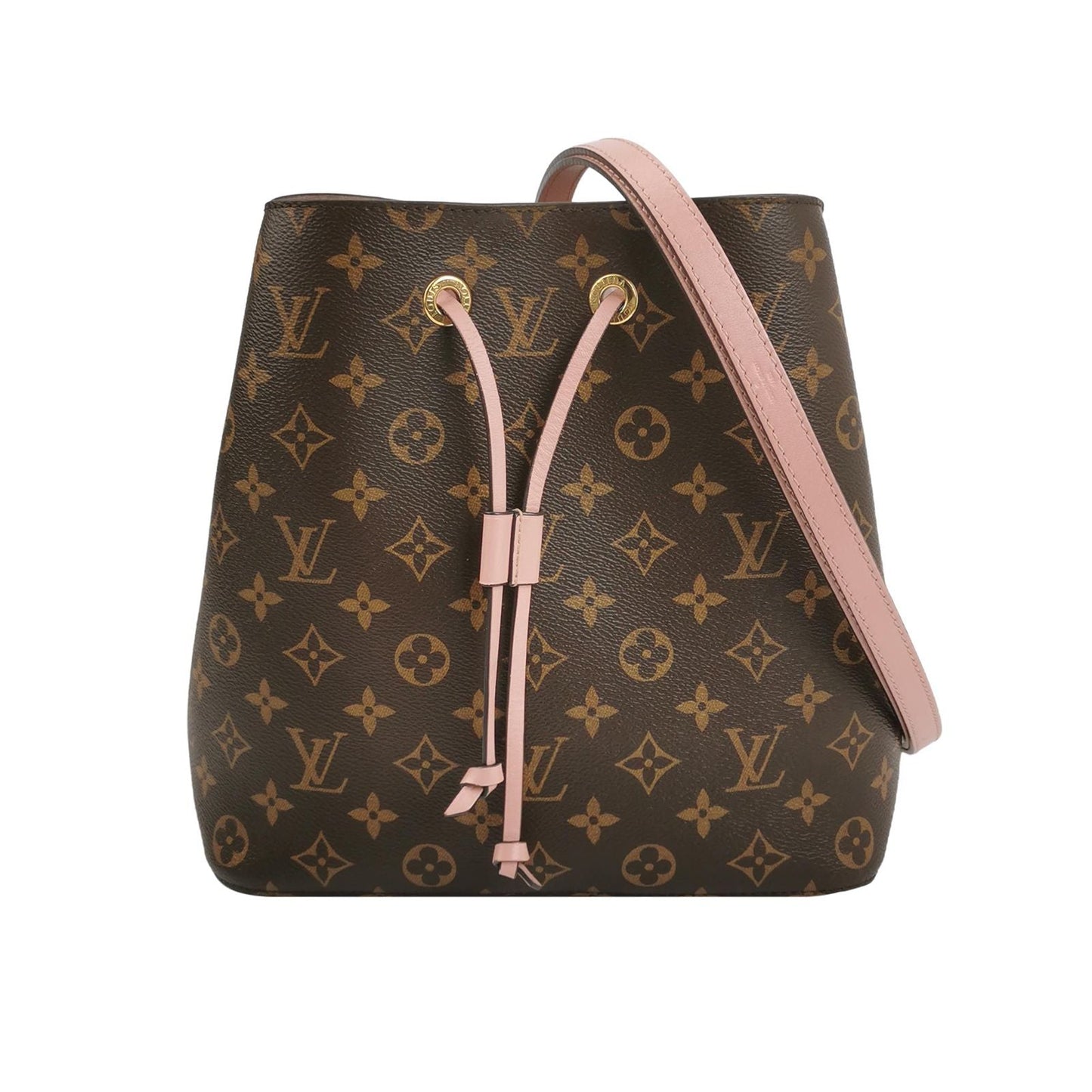 Preloved GLM-NÃ‰ONOÃ‰ Medium Monogram Canvas Drawstring Shoulder Bag 250604781222836