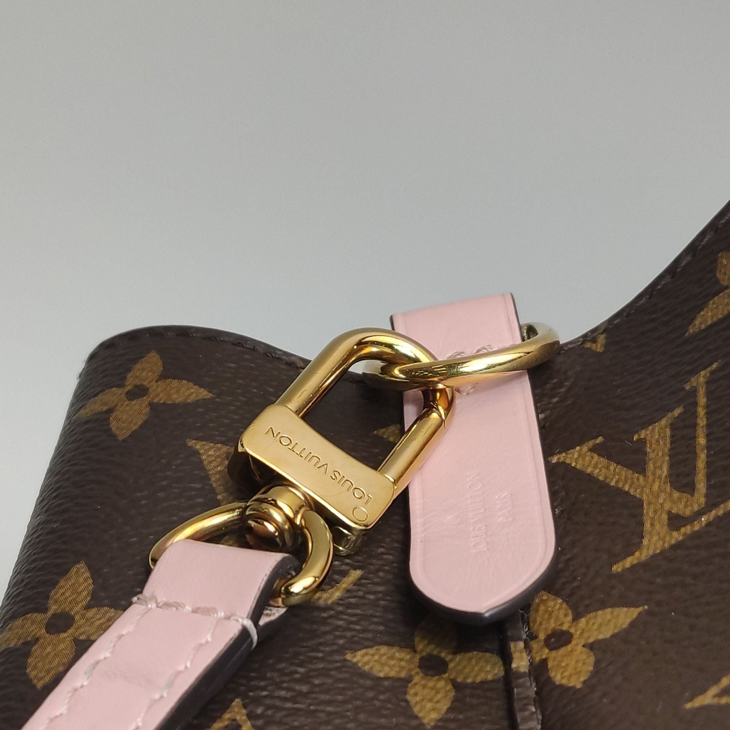 Preloved GLM-NÃ‰ONOÃ‰ Medium Monogram Canvas Drawstring Shoulder Bag 250604781222836