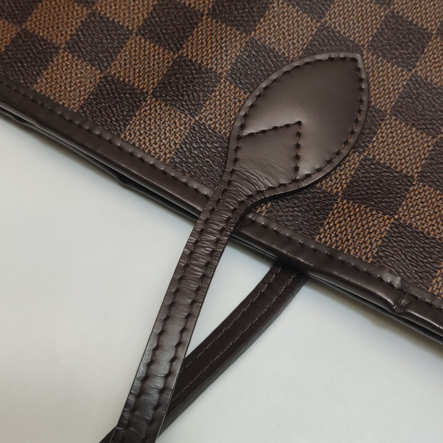 Preloved GLM-Neverfull Medium Damier Ebene Tote Bag 250603781220280