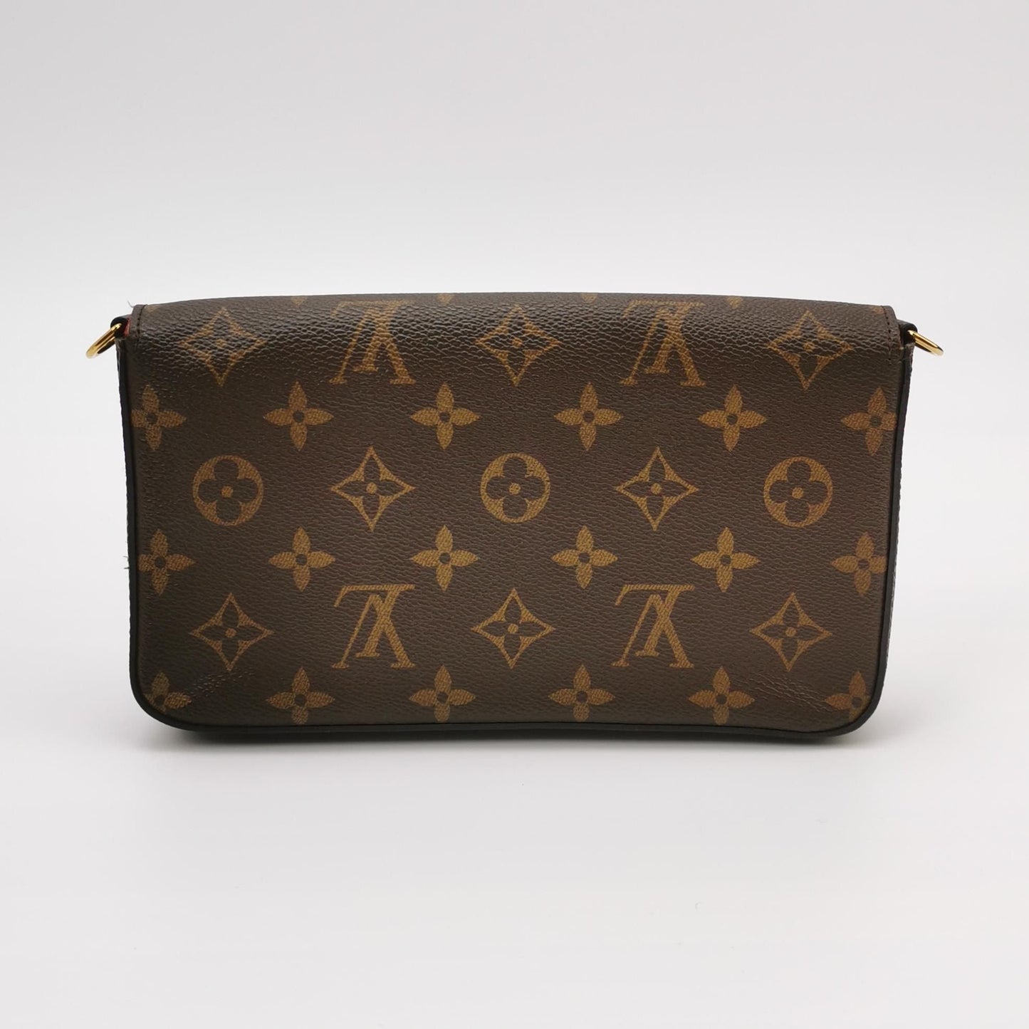 Preloved GLM-Pochette FÃ©licie Trio Small Monogram Print Snap Closure Mother and Daughter Crossbody Shoulder Bag 250602781219231