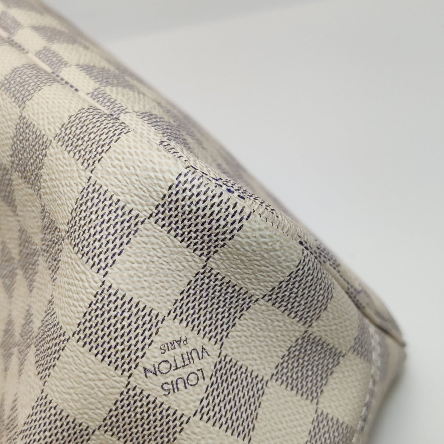 Preloved GLM-Neverfull MM Damier Ebene Tote Bag with Chip 250603781220129