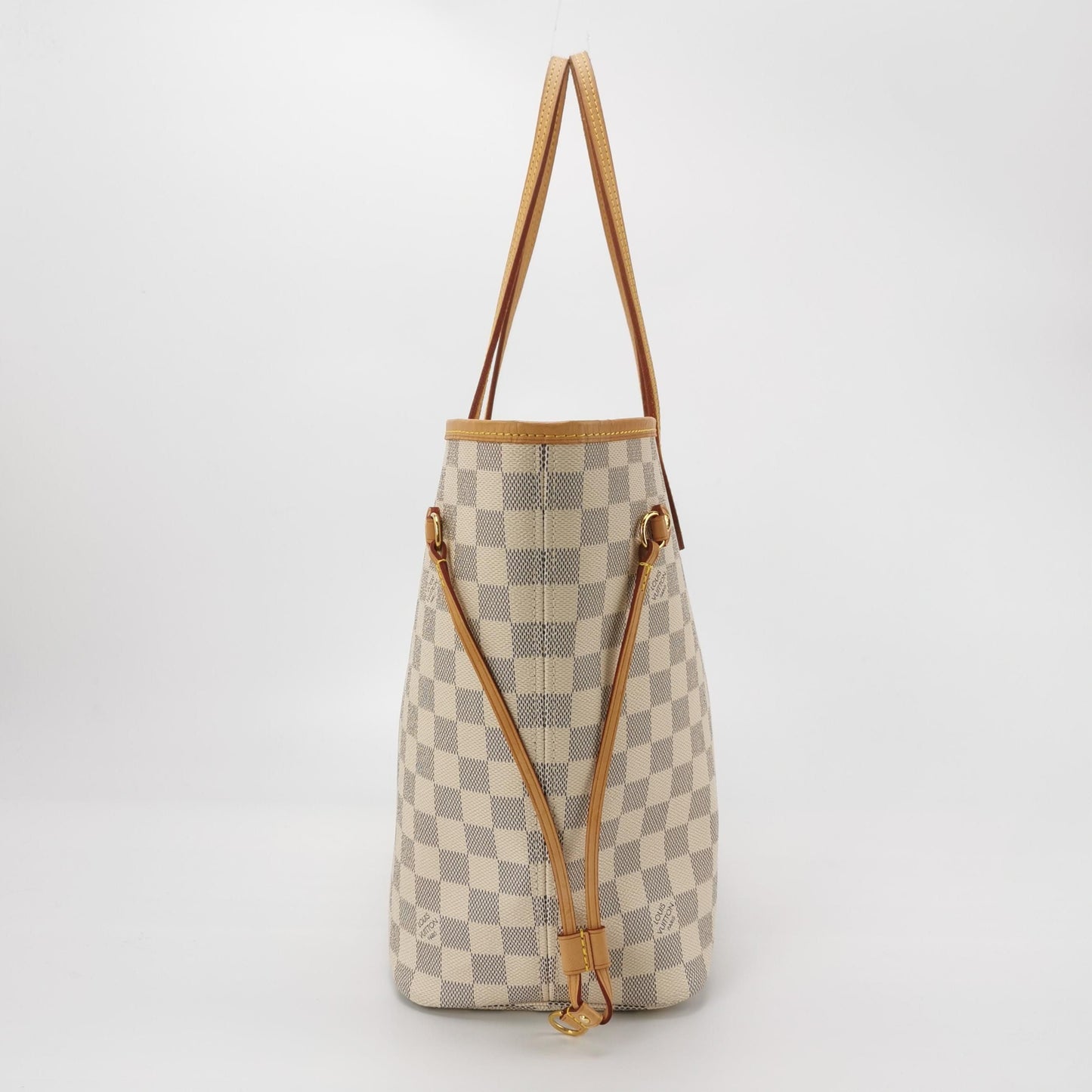 Preloved GLM-Neverfull MM Damier Ebene Tote Bag with Chip 250603781220129