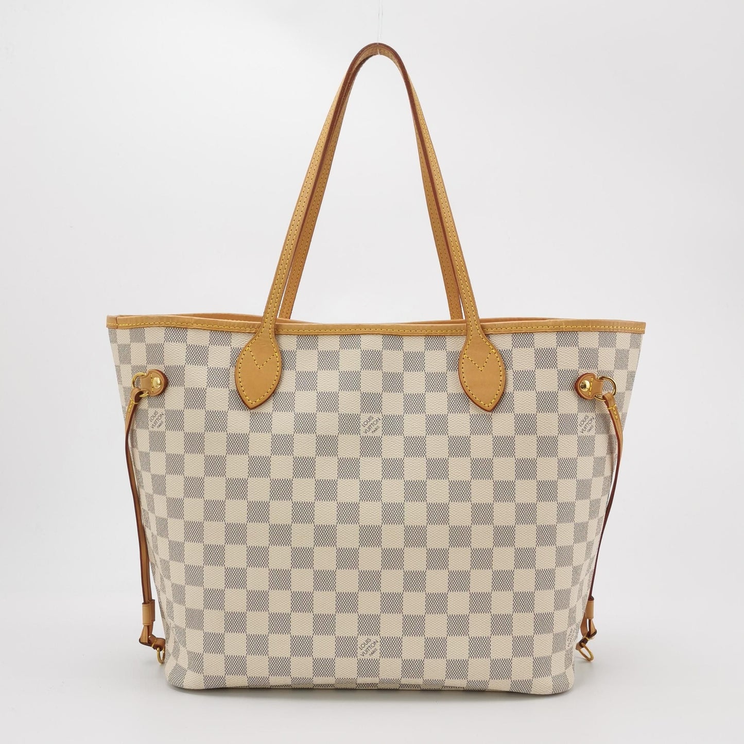 Preloved GLM-Neverfull MM Damier Ebene Tote Bag with Chip 250603781220129