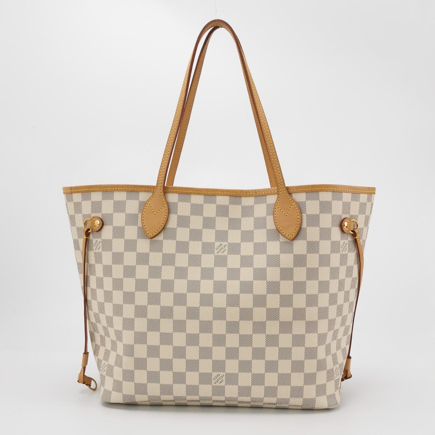Preloved GLM-Neverfull MM Damier Ebene Tote Bag with Chip 250603781220129