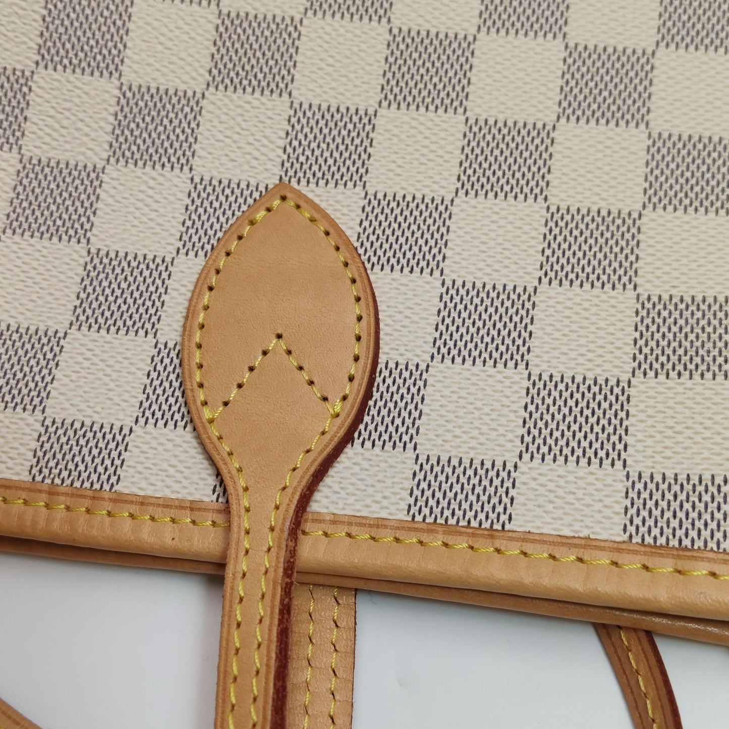 Preloved GLM-Neverfull MM Damier Ebene Tote Bag with Chip 250603781220129
