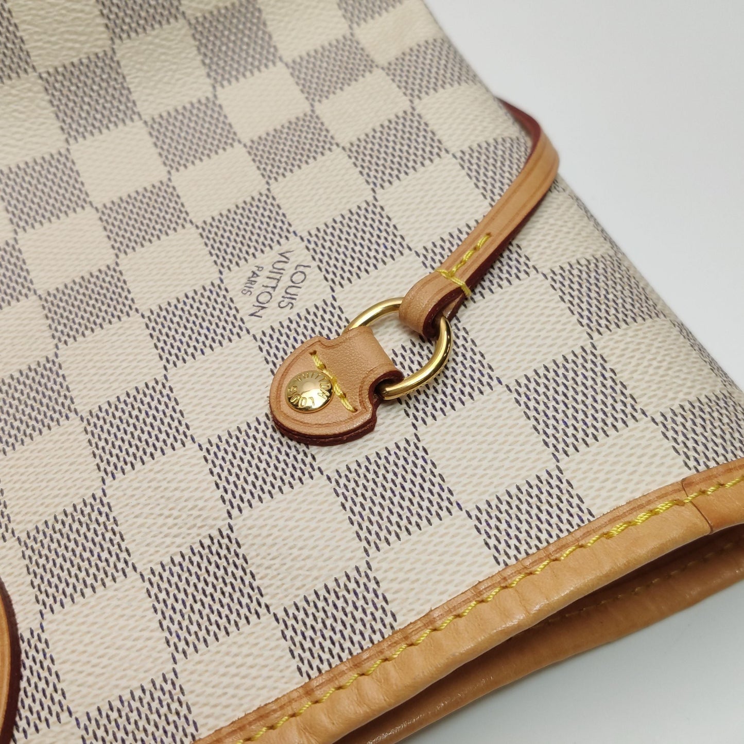 Preloved GLM-Neverfull MM Damier Ebene Tote Bag with Chip 250603781220129