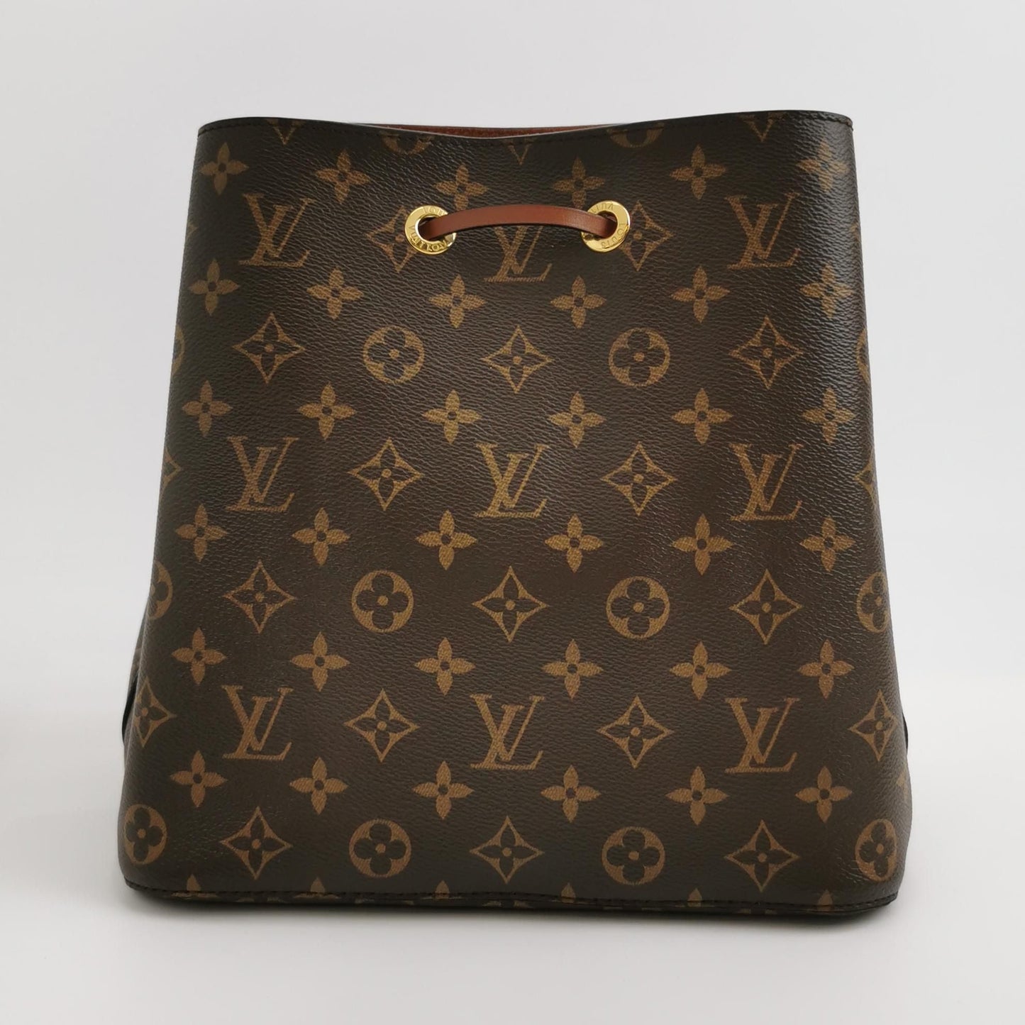Preloved GLM-NÃ‰ONOÃ‰ Medium Monogram Canvas Drawstring Shoulder Bag with Chip 250602781218534