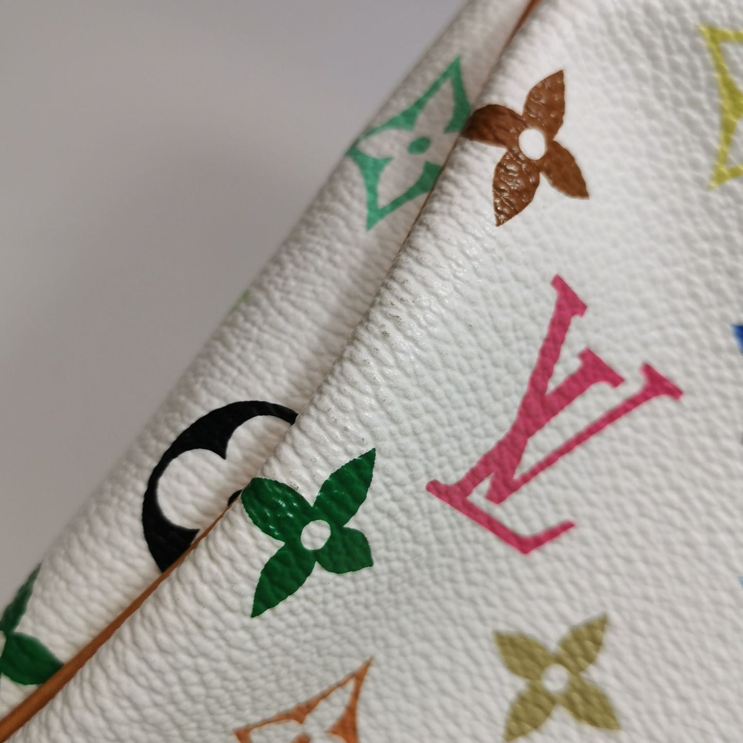 Preloved GLM-Speedy 30 White Multicolor Boston Bag 250528781211920