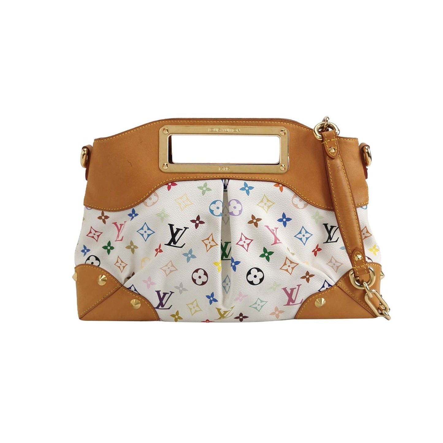 Preloved GLM-Judy White Multicolor Shoulder Bag 250515781193654