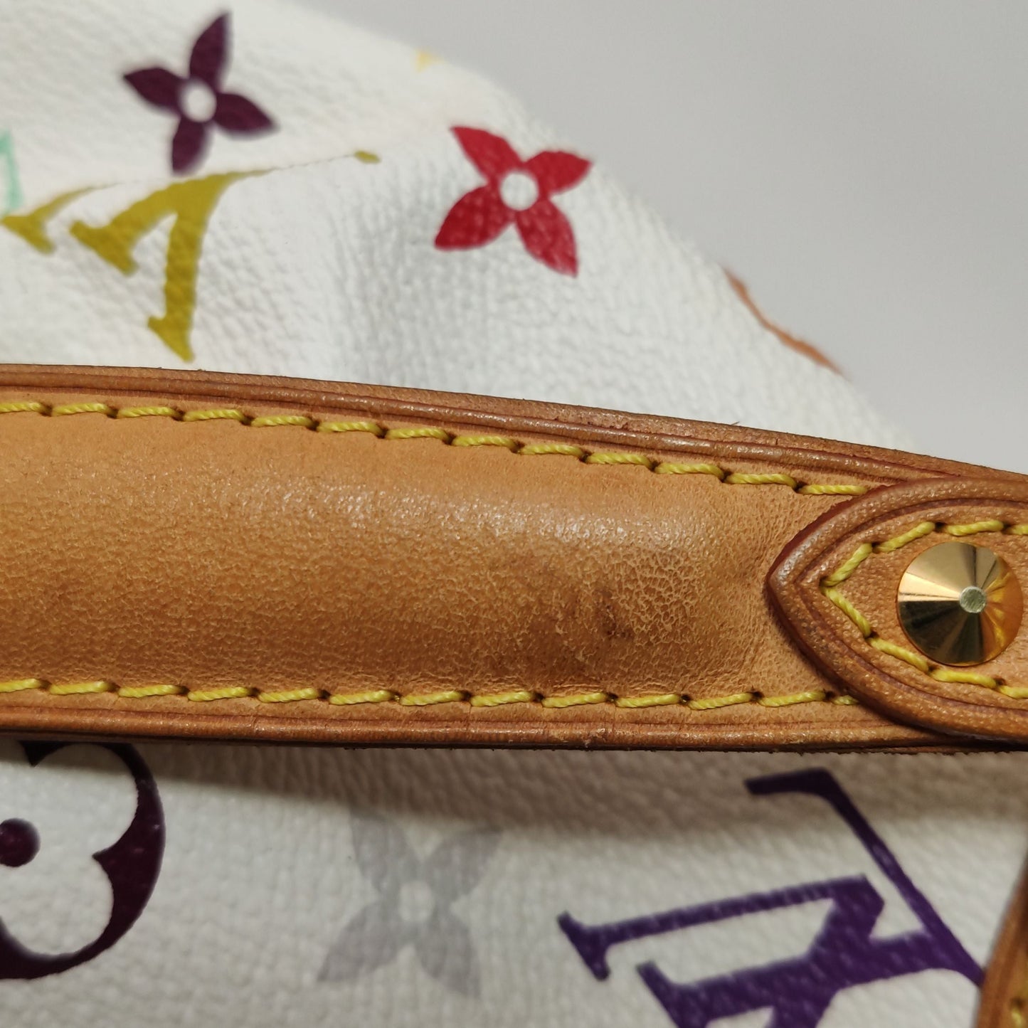 Preloved GLM-Judy White Multicolor Shoulder Bag 250515781193654
