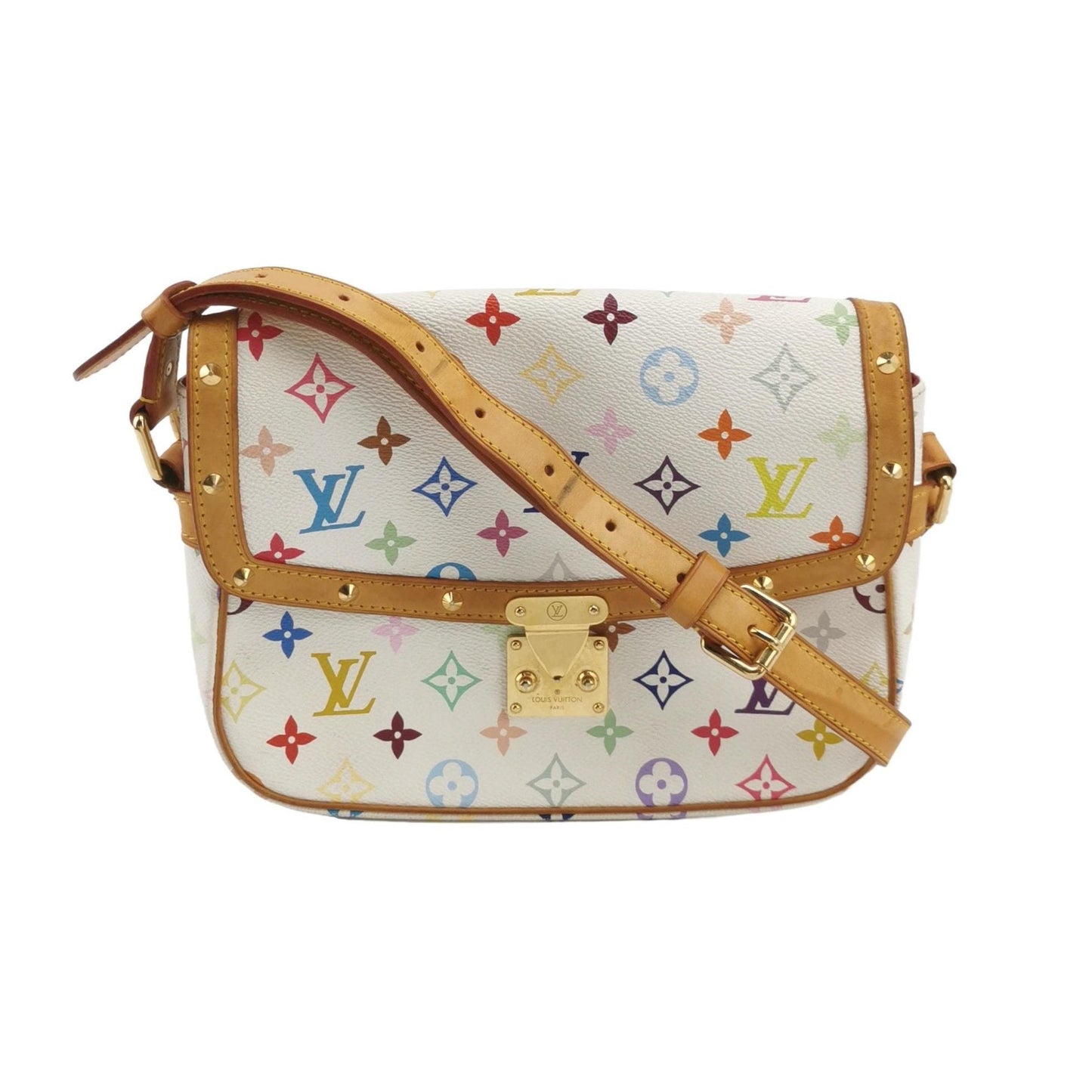 Preloved GLM-Sologne Bag White Multicolor 250614781237042