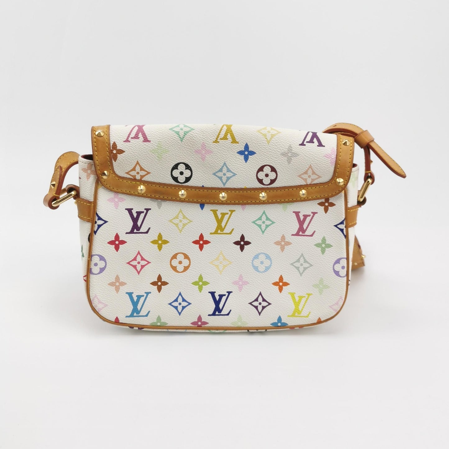Preloved GLM-Sologne Bag White Multicolor 250614781237042