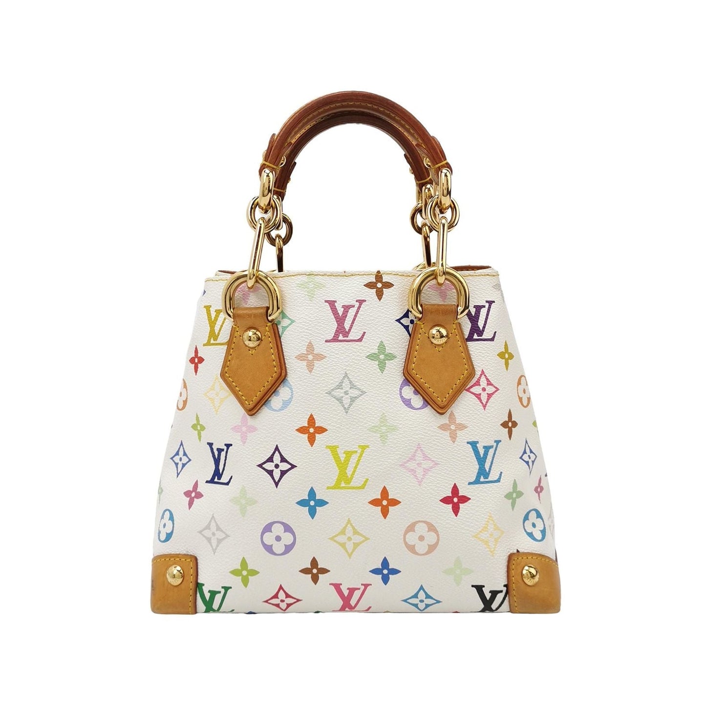 Preloved GLM-Audra Small Tote Bag White Multicolor 250518781197392