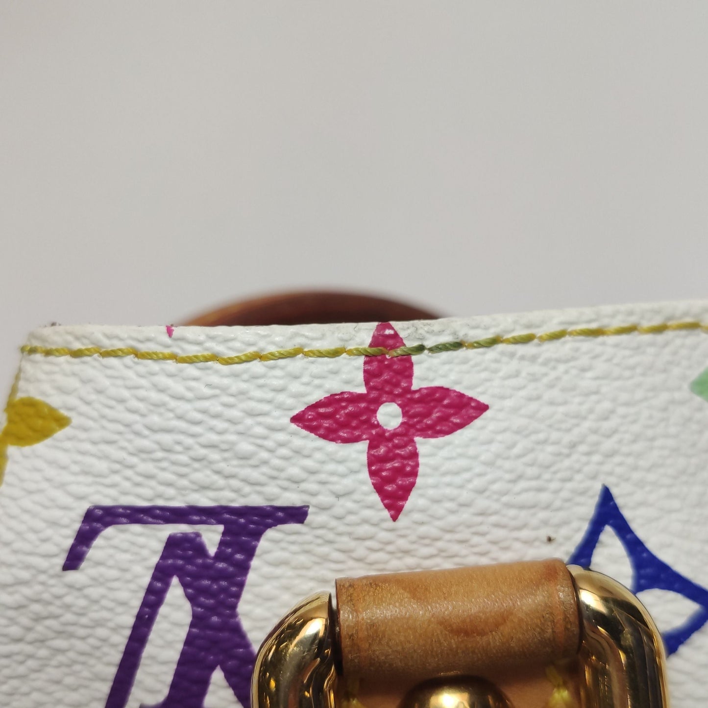 Preloved GLM-Audra Small Tote Bag White Multicolor 250518781197392