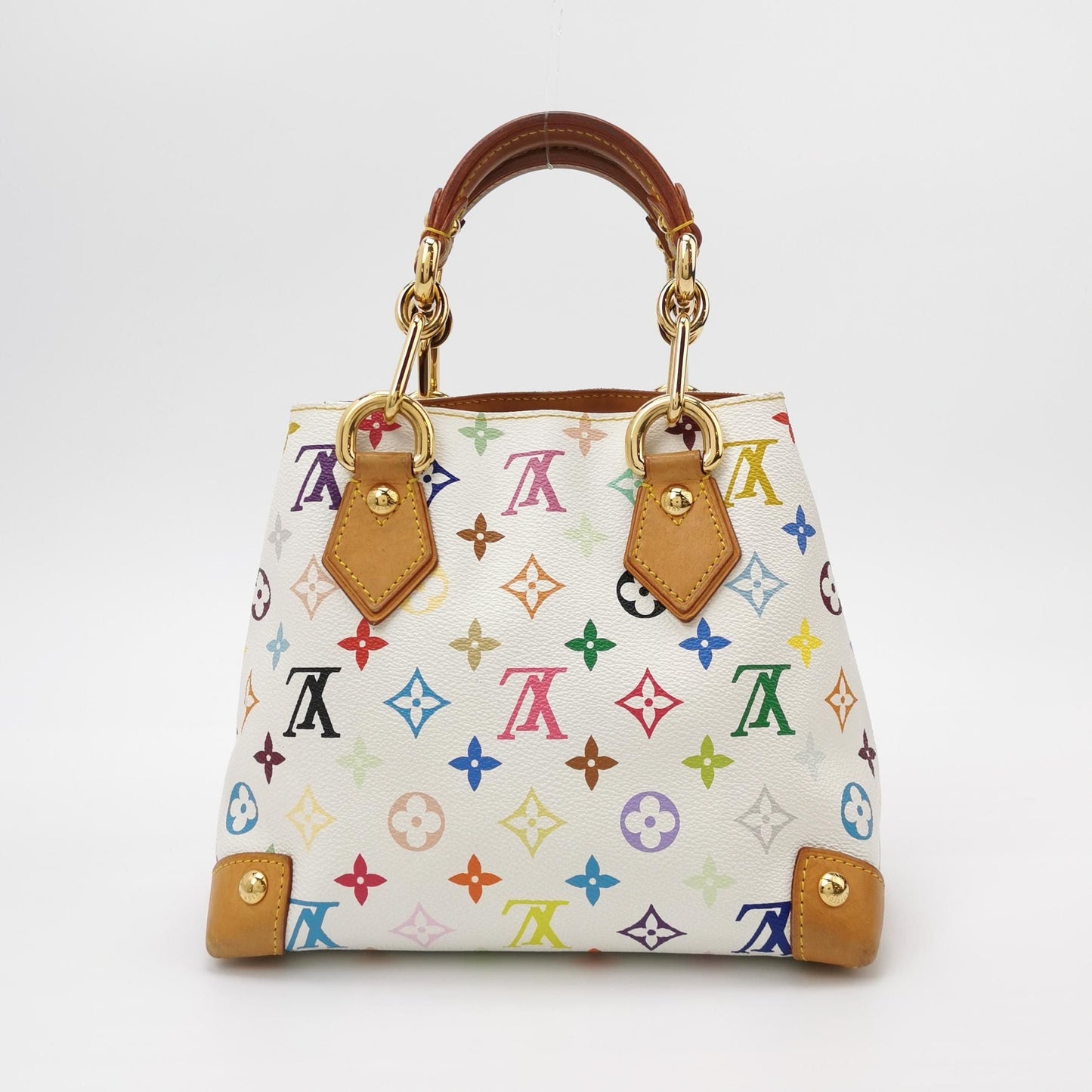 Preloved GLM-Audra Small Tote Bag White Multicolor 250518781197392