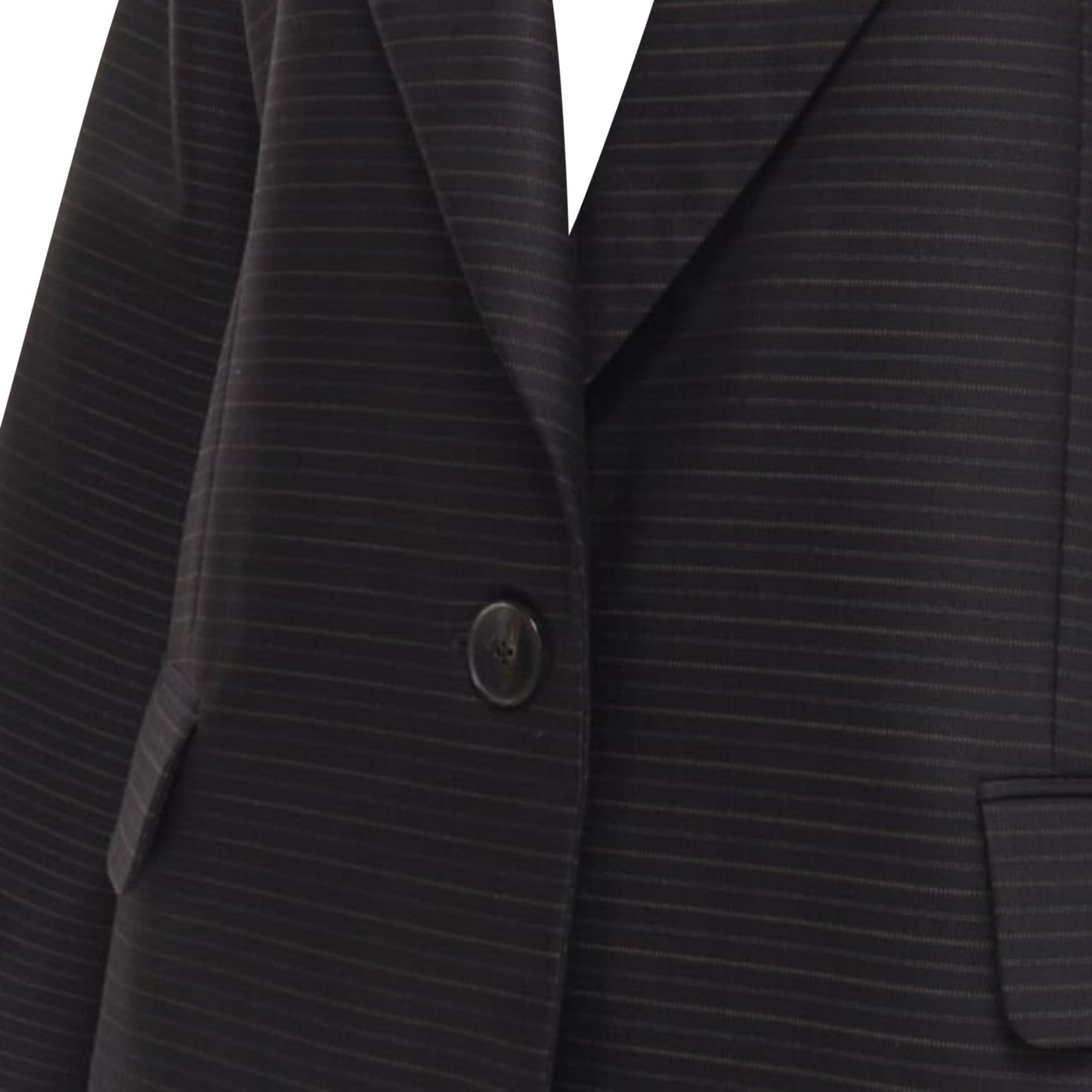 Christian Dior wool silk horizontal pinstripe blazer jacket