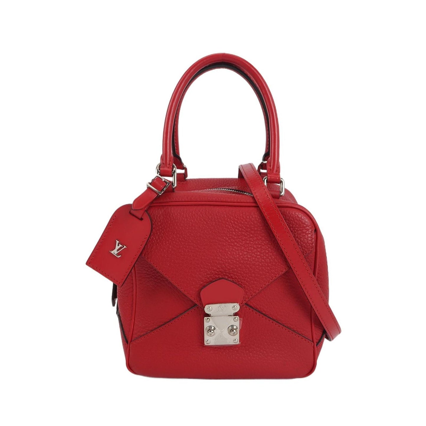 Preloved GLM-NÃ©o Square Leather Crossbody Shoulder Bag 250701781260877
