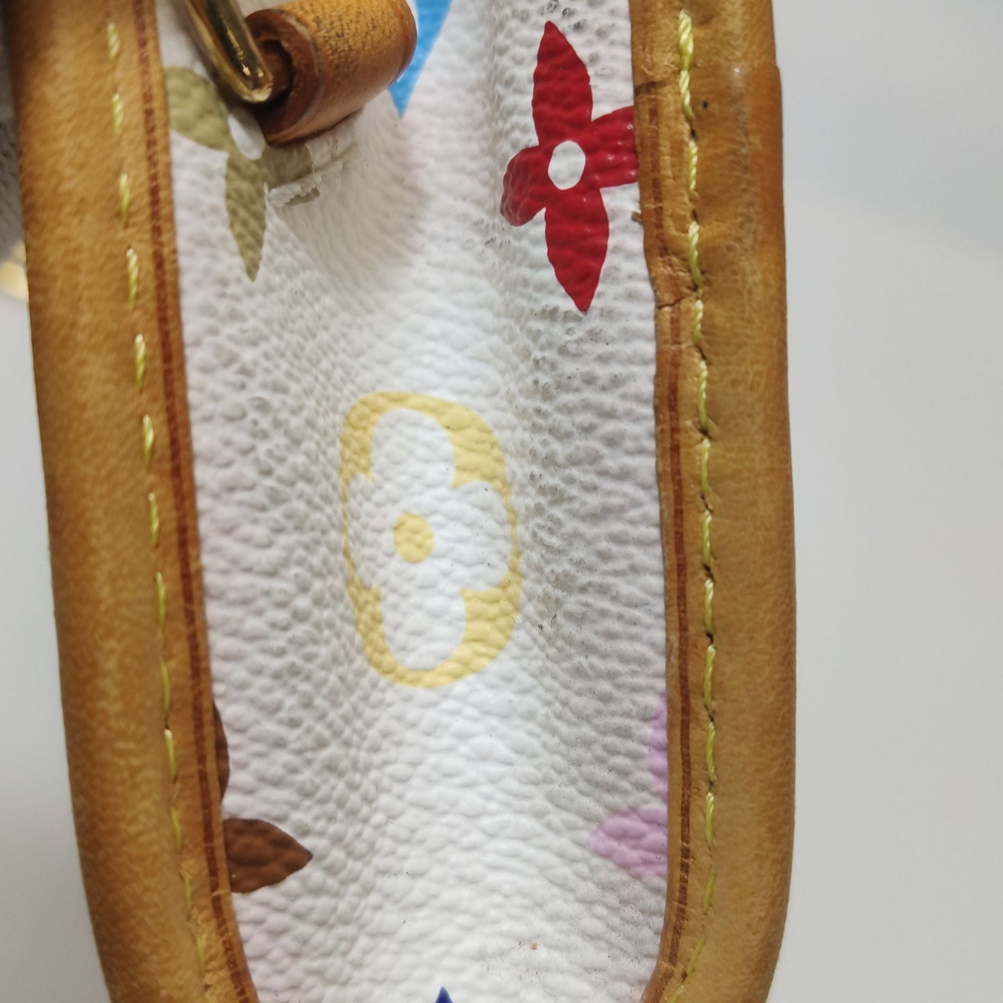Preloved GLM-Shirley White Multicolor Snap Shoulder Bag 077850100154