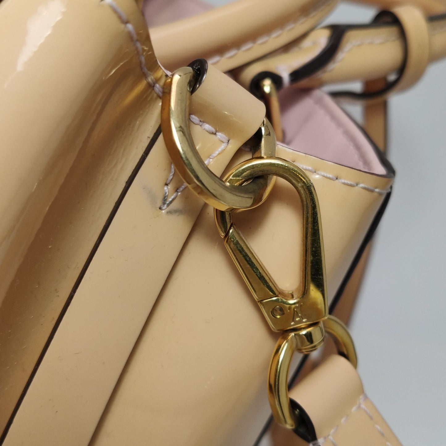 Preloved GLM-Montaigne BB Bag in Patent Leather 077850100667